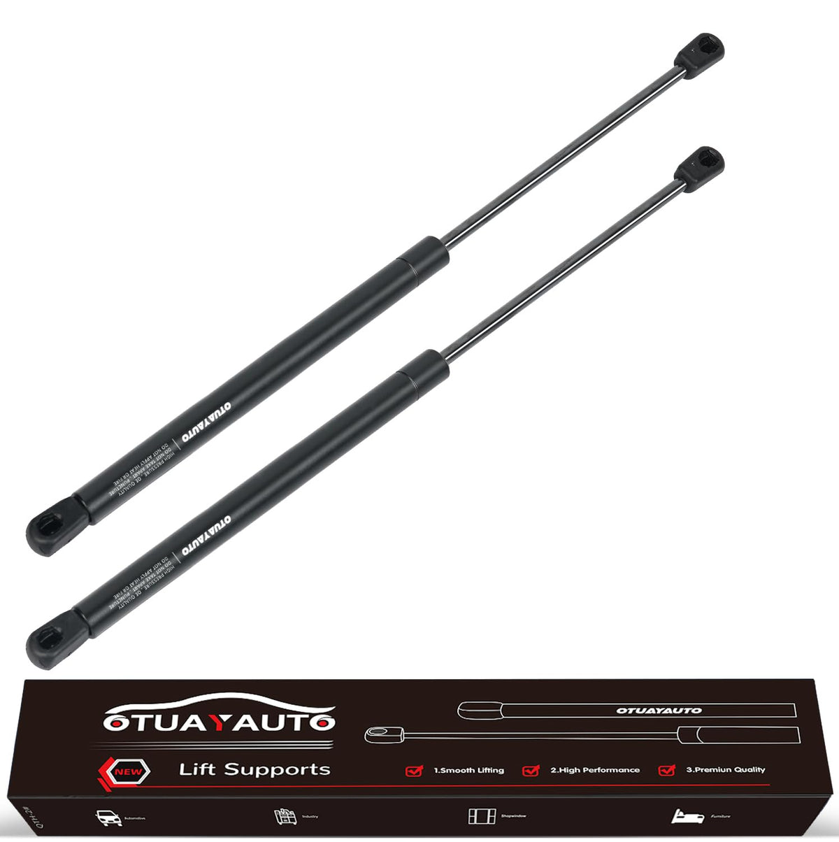 Otuayauto Front Hood Struts - Replacement For 2003-2009 Lexus Gx470, Toyota 4Runner Hood Lift Support Shock, Oem # Sg329055, 5344039245 (Pack Of 2)