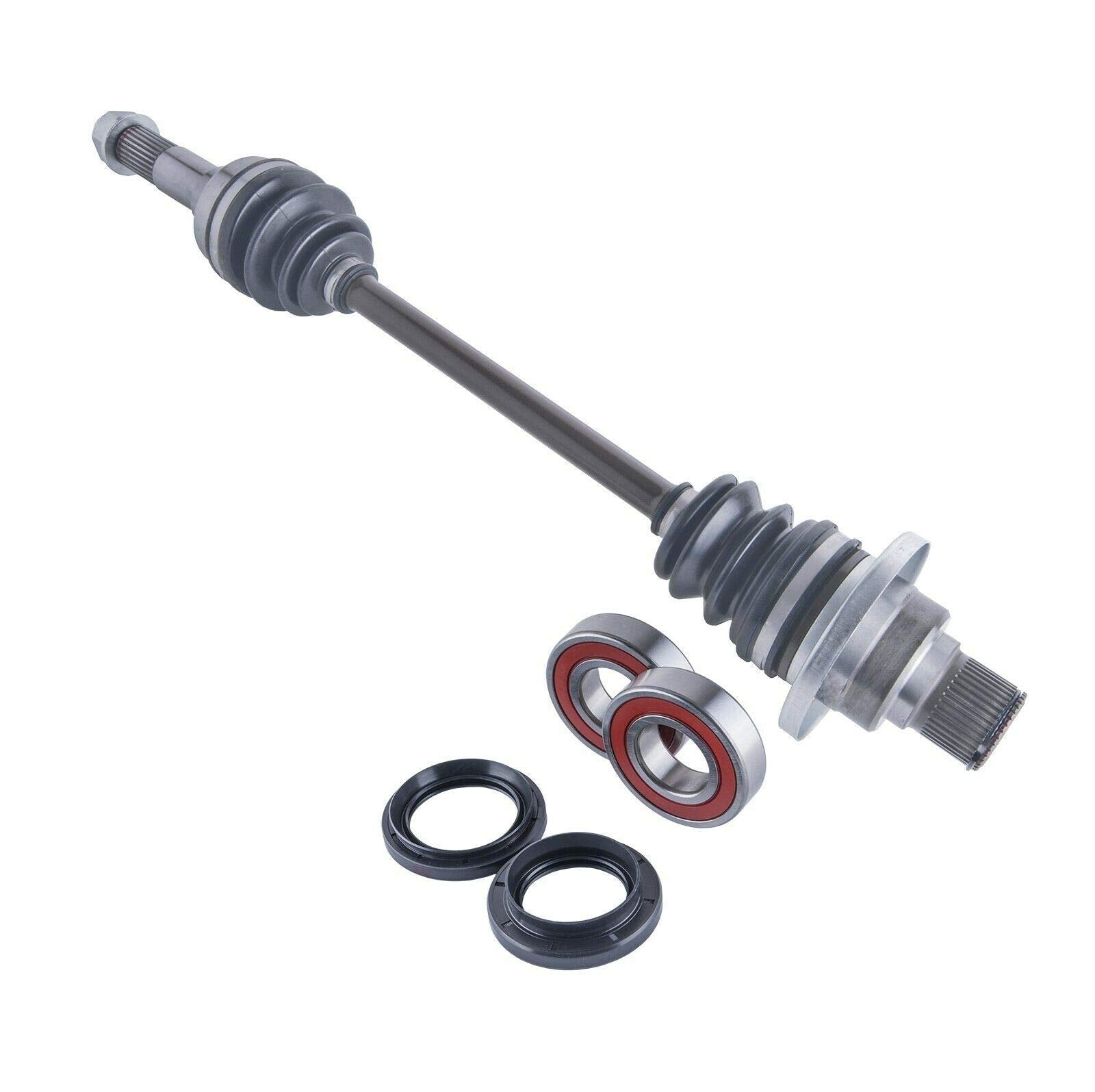 East Lake Axle rear left cv axle wheel bearings & seal kit for Yamaha Rhino 700 2008 2009 2010 2011 2012 2013