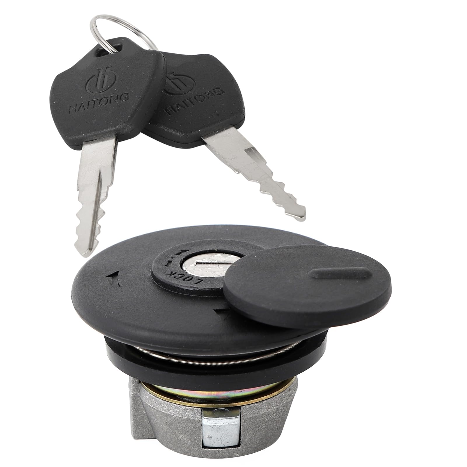 Minho Motorcycle Gas Caps with Switch Lock Fuel Tank Cap Fit for Chinese GY6 Scooter Mopeds B08 BO9,0pening Method: Rotate-to-op