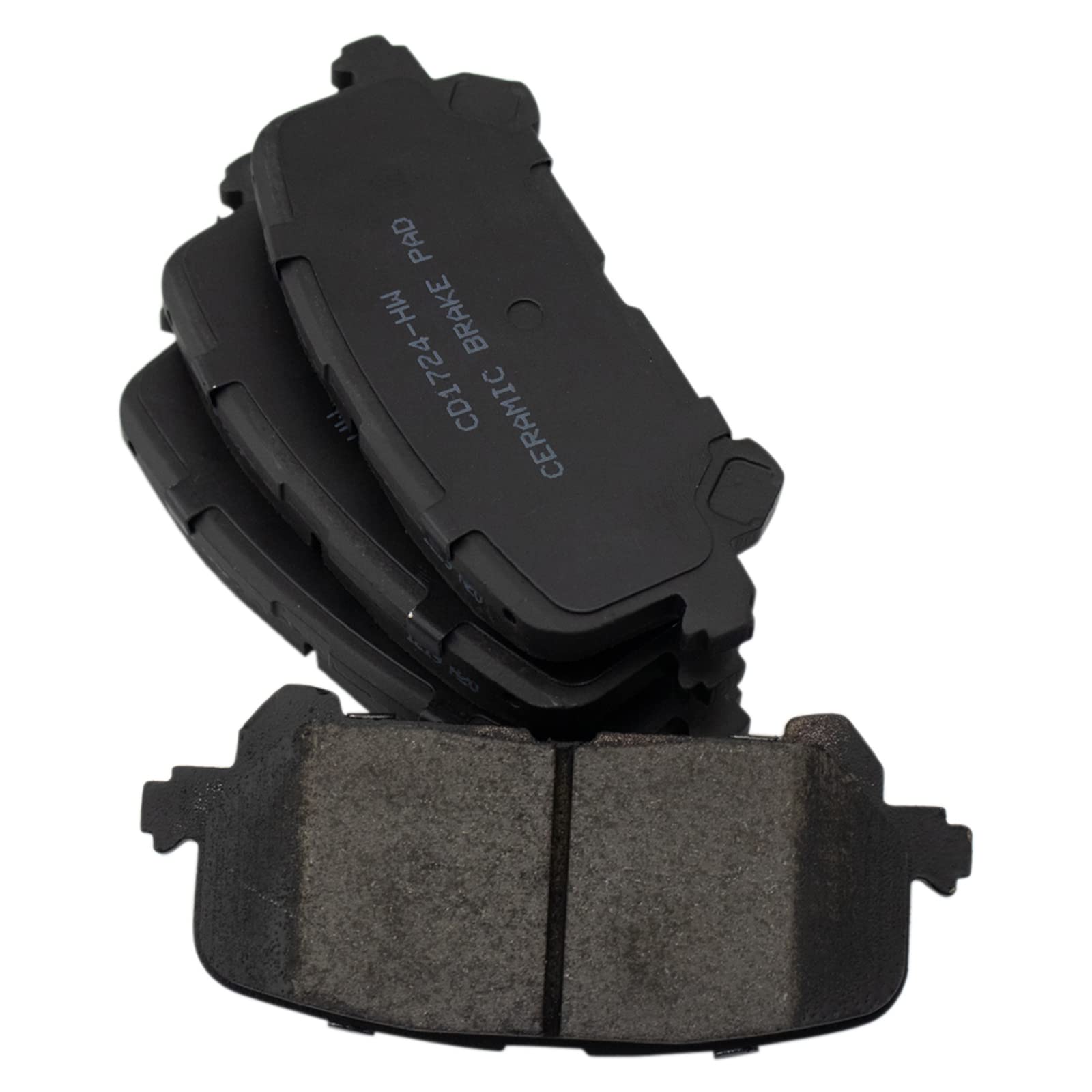 TRQ Rear Brake Pads Ceramic Compatible with 2014-2016 Acura MDX 2019-2022 Honda Passport 2016-2022 Pilot 2017-2022 Ridgeline
