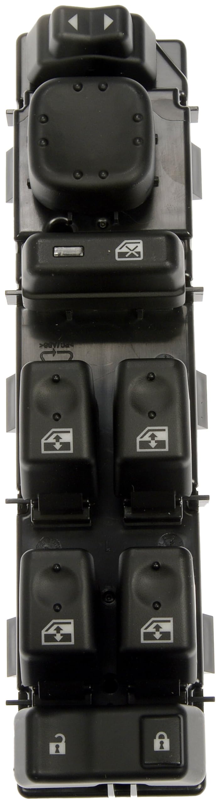 Dorman 901-075 Front Driver Side Master Window Switch Assembly - 8 Button Compatible With Select Cadillac / Chevrolet / Gmc Models