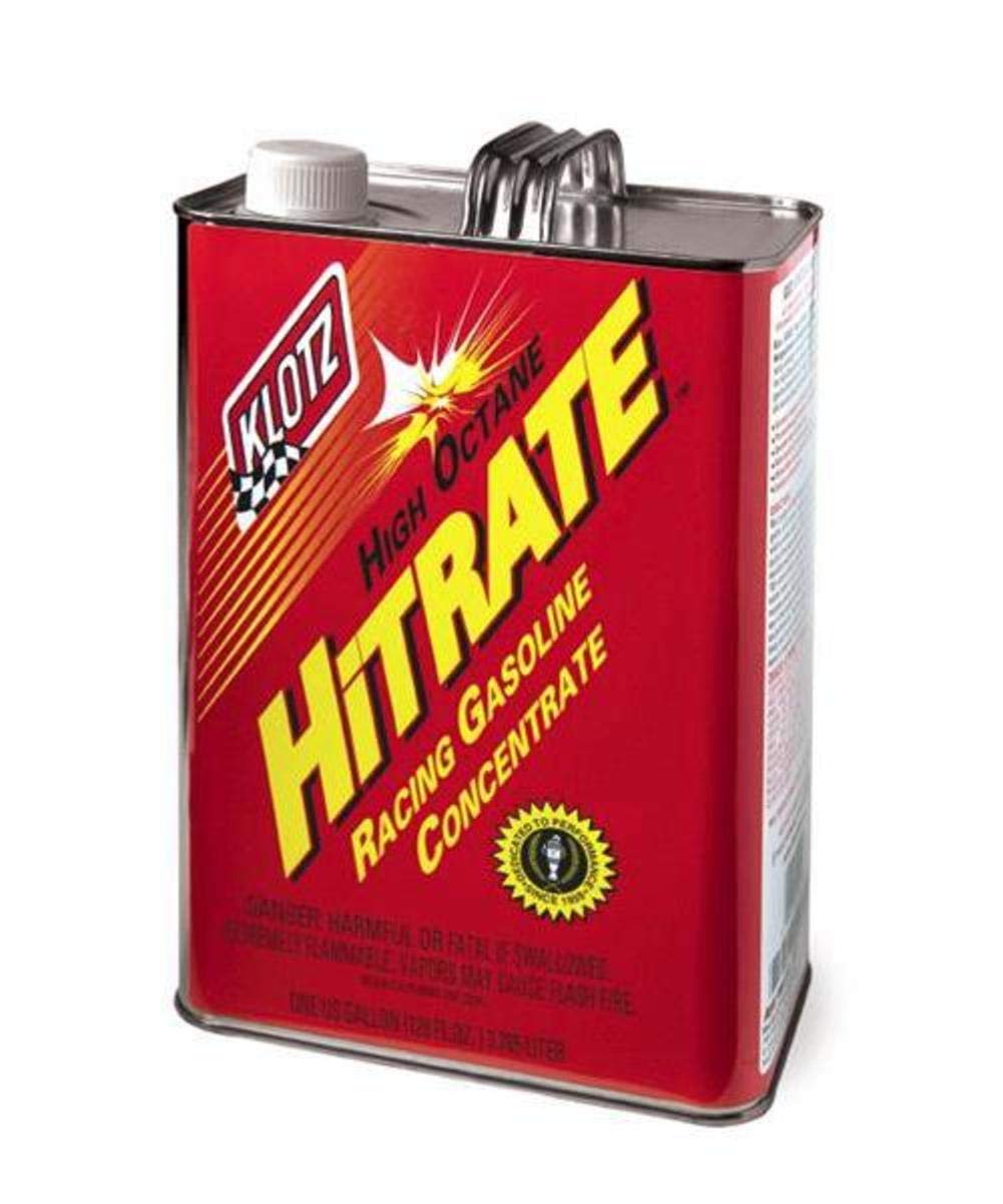 Klotz HiTRATE High Octane Racing Gasoline - Fuel Additive Treatment KL-451