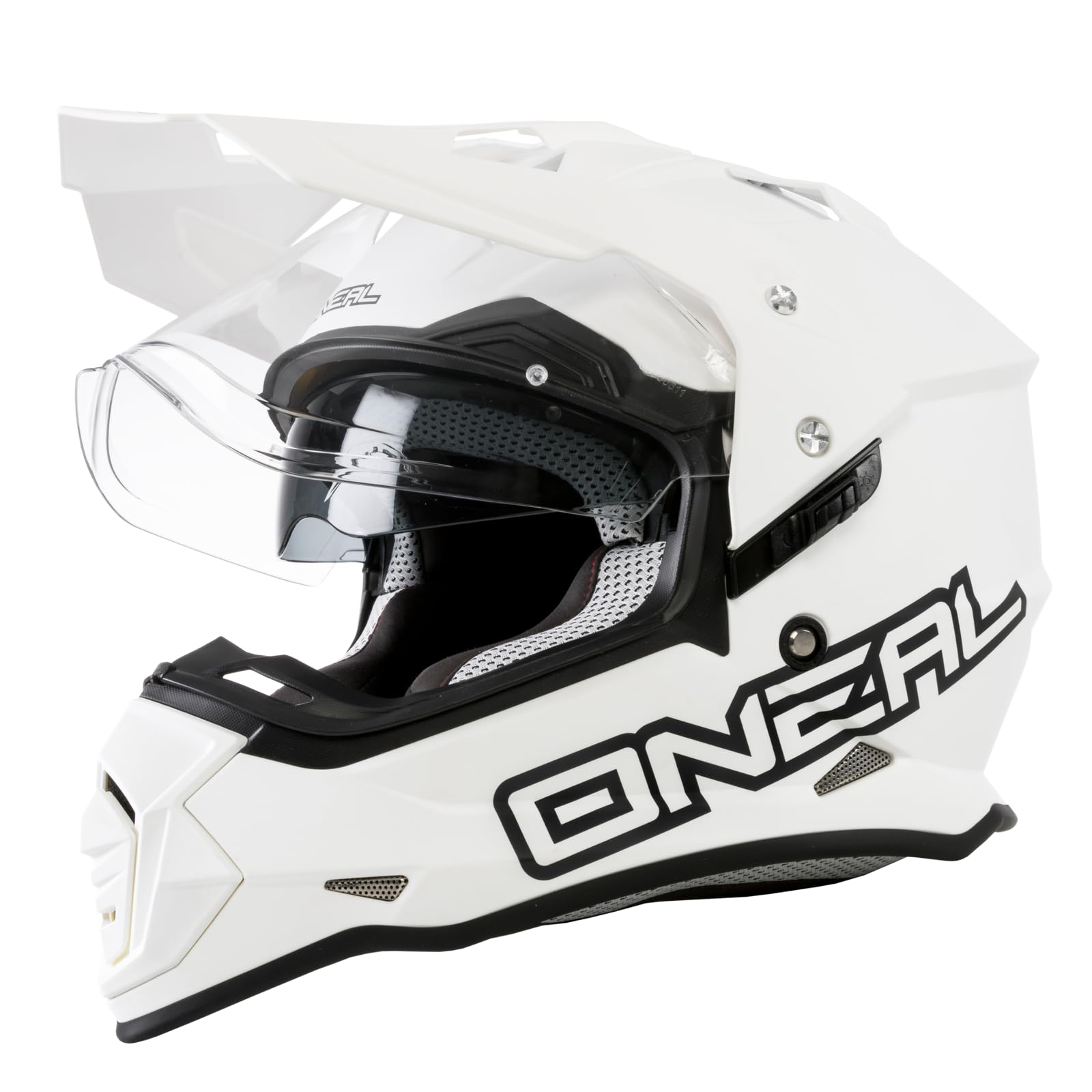 Oneal 2021 Sierra II Adventure Dual Sport Helmet - Flat White - Medium