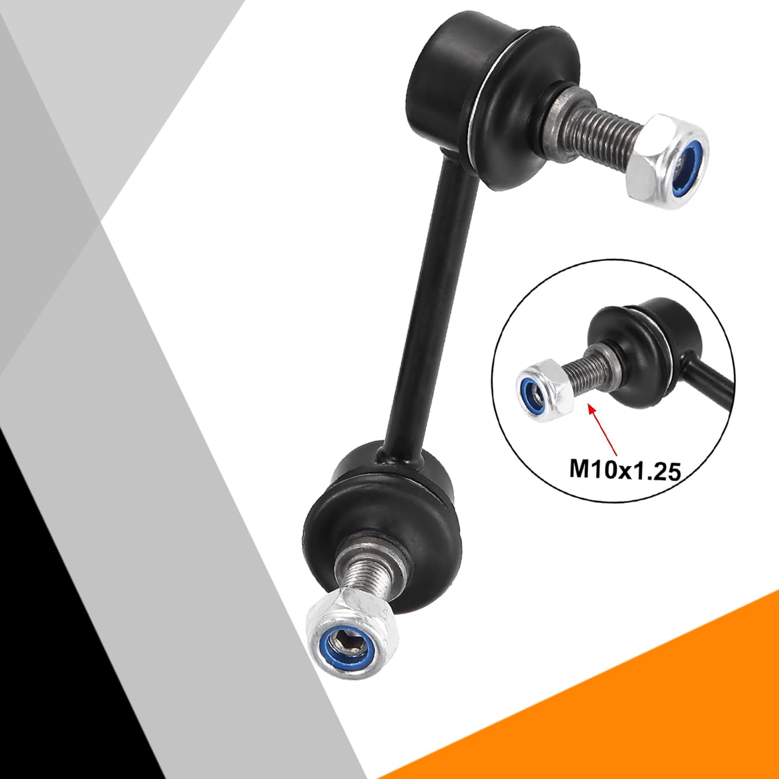 K750255 K750256 (2) Front Sway Bar End Link Compatible With 2007-2012 Altima, 2009-2014 Murano, 2009-2014 Maxima