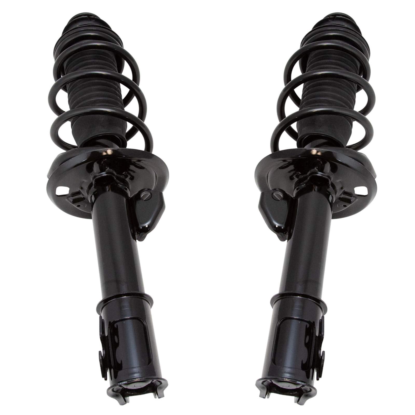 Trq Front Strut & Coil Spring Assembly Set Driver & Passenger Sides Compatible With 12-15 Toyota Yaris