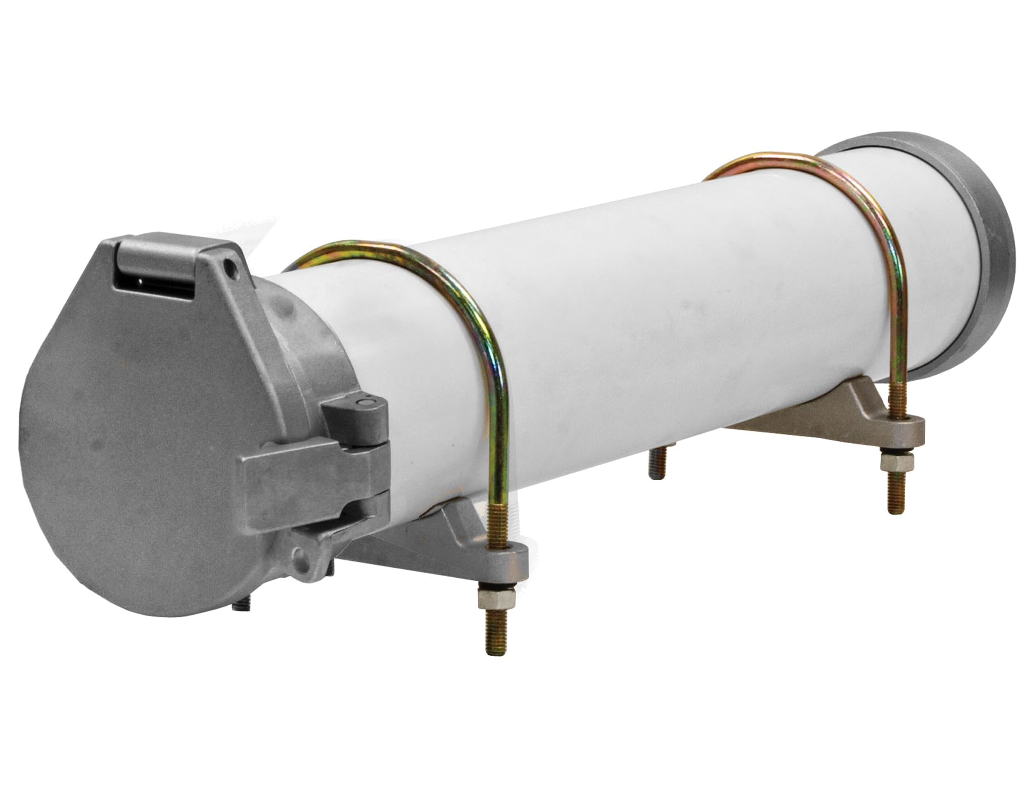Buyers Products CC400 PVC Conduit Carrier Kit, 4 Inch Diameter, Mounting Hardware Included, Spring-Loaded Latch, Weather-Resista