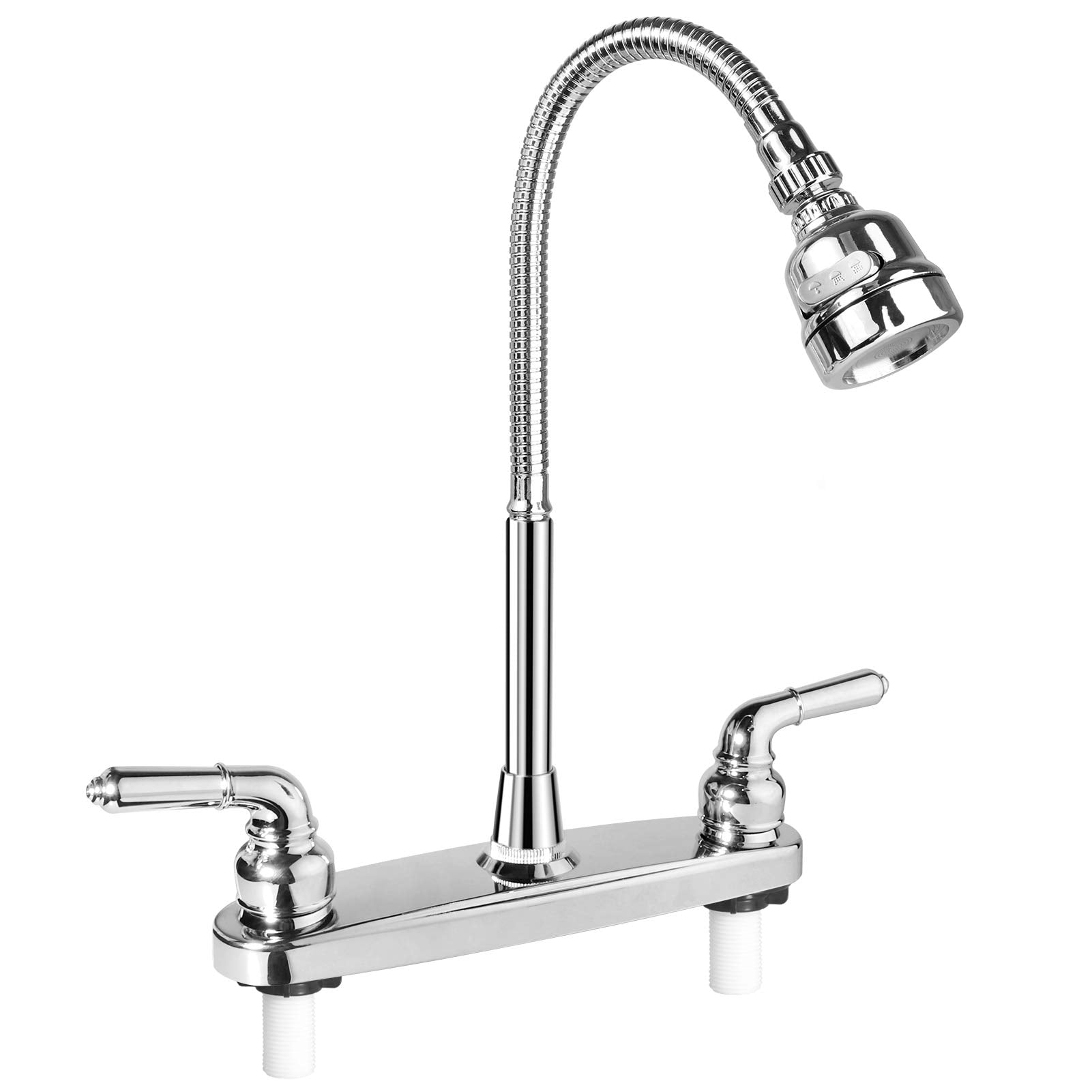 Rv Sink Faucet, Rv Kitchen Faucet Replacement With Flexible Arc 360 Degree Rotatable Sprayer For Rv, Campers, Motorhomes, Travel