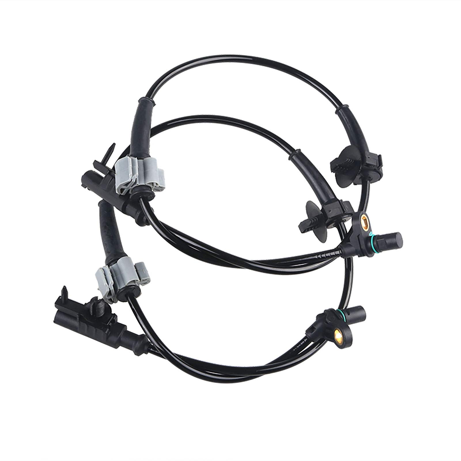 Wmphe Compatible With 2 Pcs Front Abs Wheel Speed Sensor Chevy Avalanche Silverado Suburban Gmc Sierra Yukon 2007 2008 2009 2010 2011 2012, Cadillac Escalade 2009 2010 2011 2012, Oem 15229012