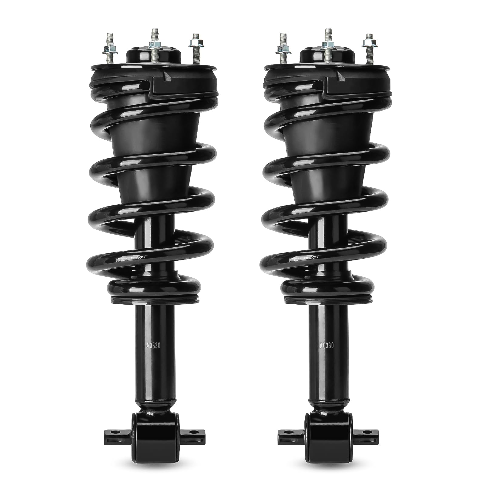 139104 Front Struts Shocks w/Coil Springs for 2007-2013 Chevrolet Avalanche/Silverado/Suburban/Cadillac Escalade, 2007-2020 Taho