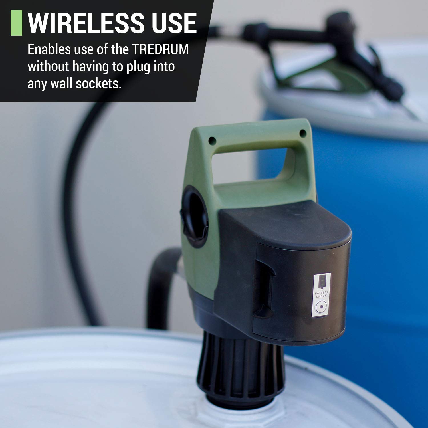 TERA PUMP TREDRUM-OB Rechargeable Ni-Cade Battery for TREDRUM Electric Drum Pumps - Battery Only - 01 PK