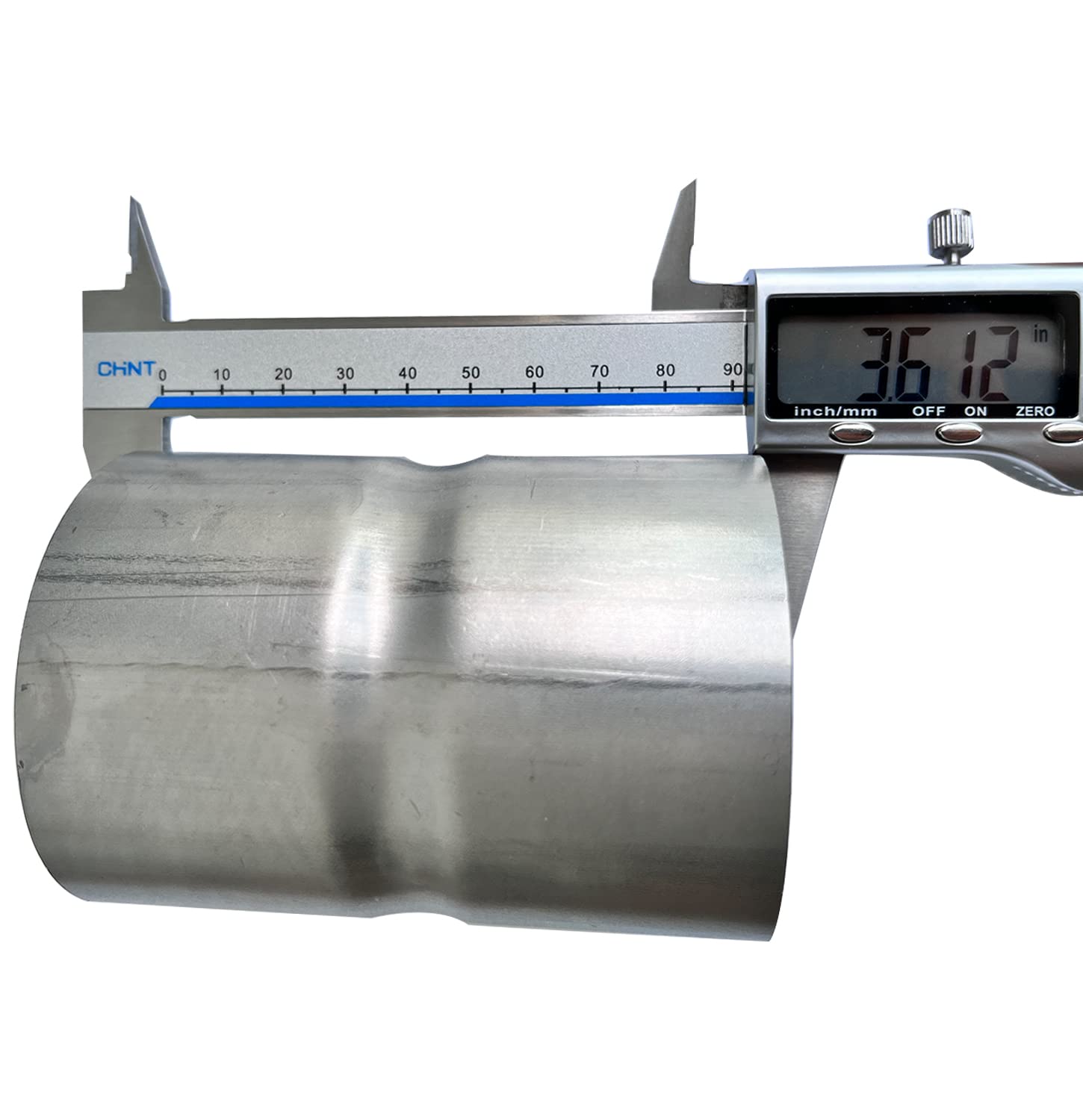 Universal ID 2.5'' to ID 2.5'' Stainless Steel Exhaust Reducer Adapter Coupler Pipe (2 1/2'' X 3.6'')