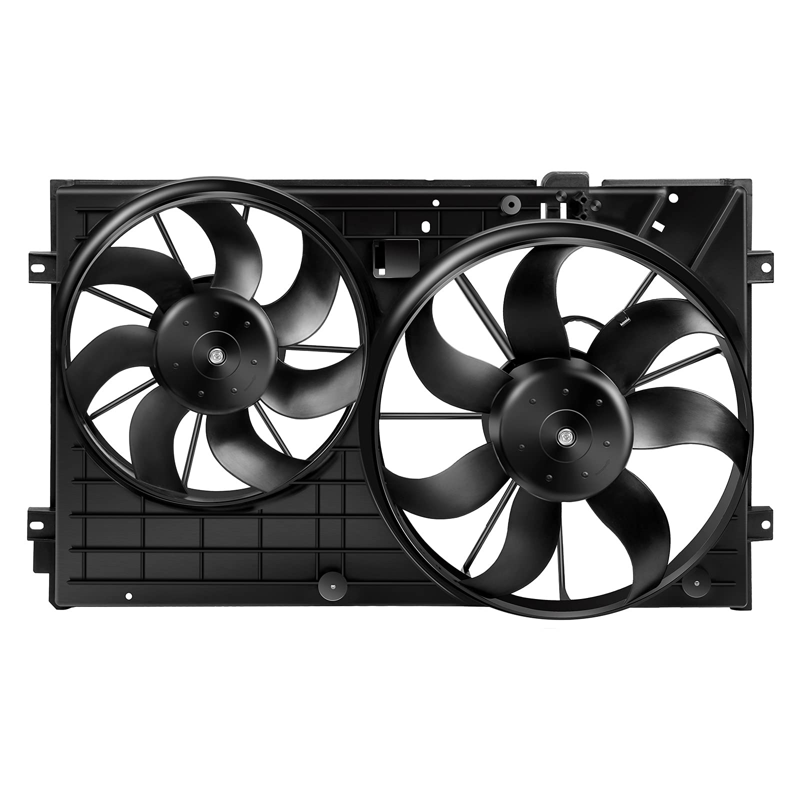 SCITOO Radiator Condenser Cooling Fan Compatible for Audi A3/A3 Quattro/S3 for Cabrio/Golf SportWagen/Jetta/Passat/Rabbit