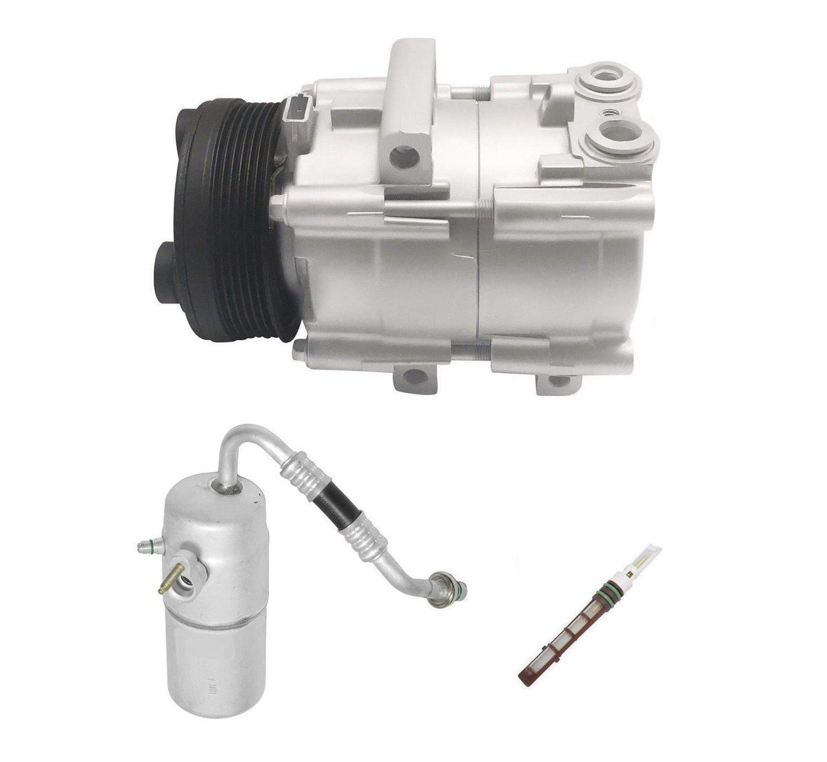 RYC Automotive Air Conditioning Compressor and Clutch Kit KT AD04 (Only Fits Ford F-150 4.6L, 5.4L 2005-2006)