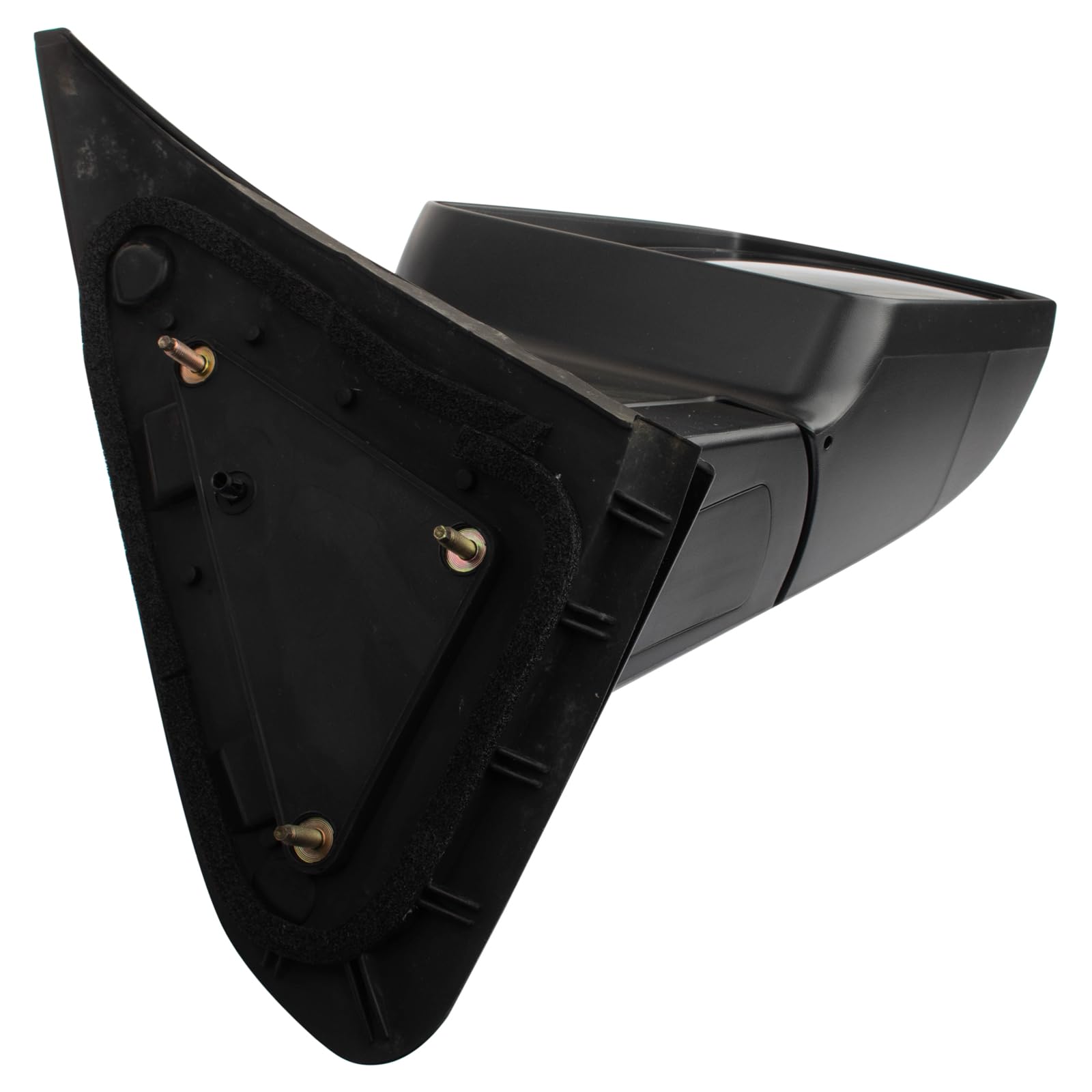 Trq Right Mirror Manual With Textured Black Cover Passenger Side Compatible With 2007-2013 Toyota Tundra To1321241