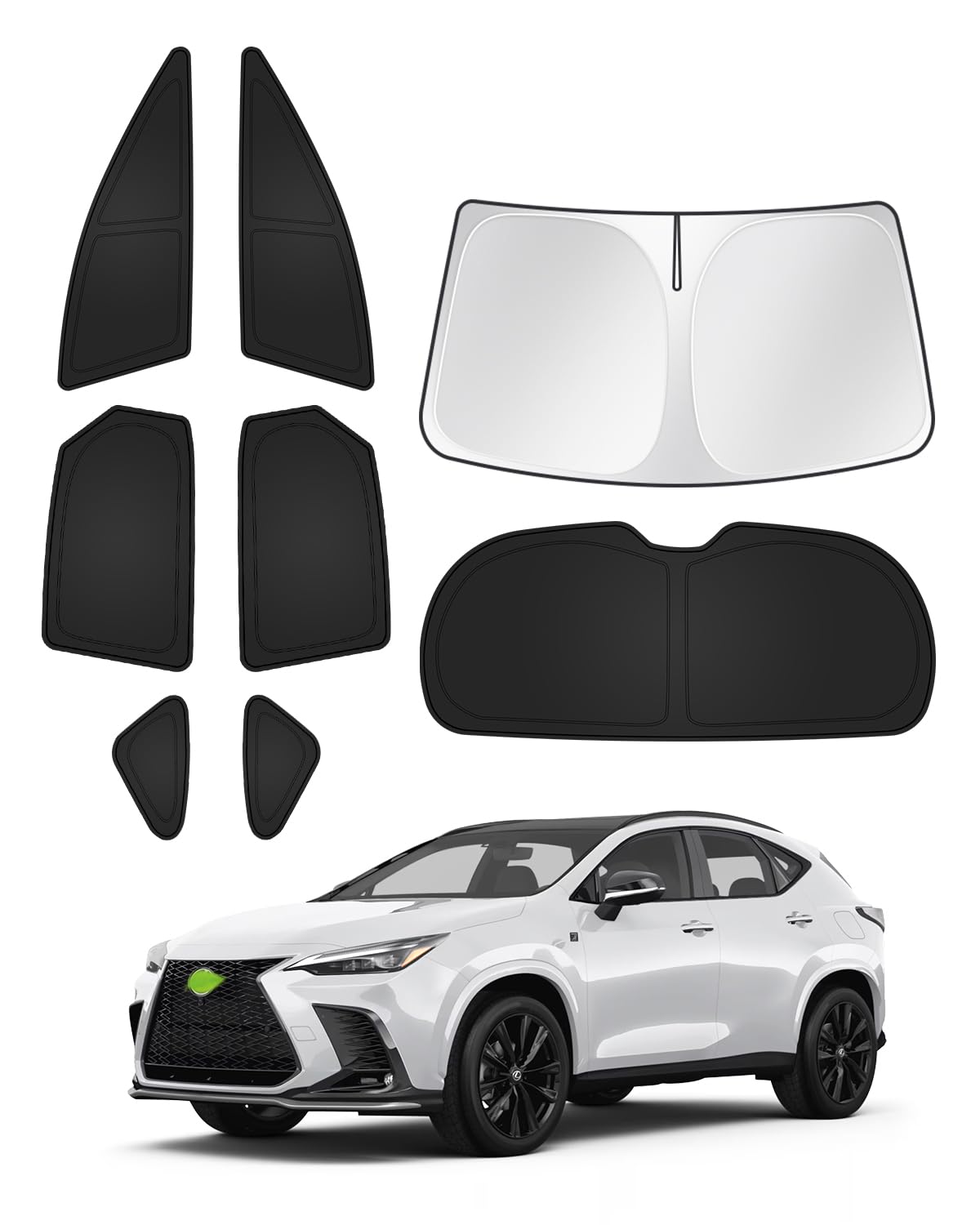 Canvcle Sunshades For Lexus Nx 2022-2024 2025 Accessories Windshield Sun Shade Side Rear Window Shade Cover Sun Visor Shield Pri