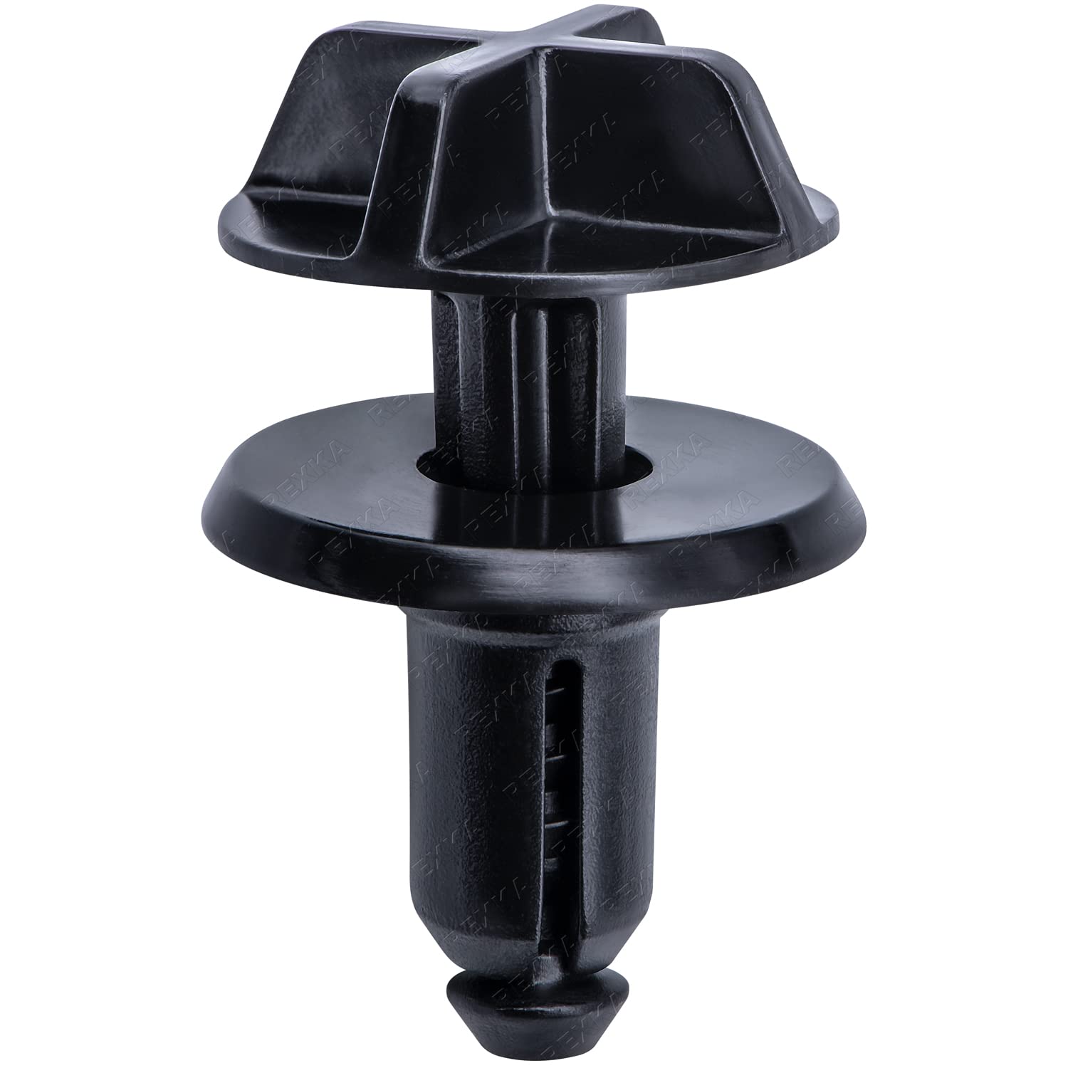 Rexka 15Pcs Fender Liner Rivet Radiator Sight Shield Push-Type Retainer Compatible With Ford W716510-S300 F-150 Mustang Fusion A