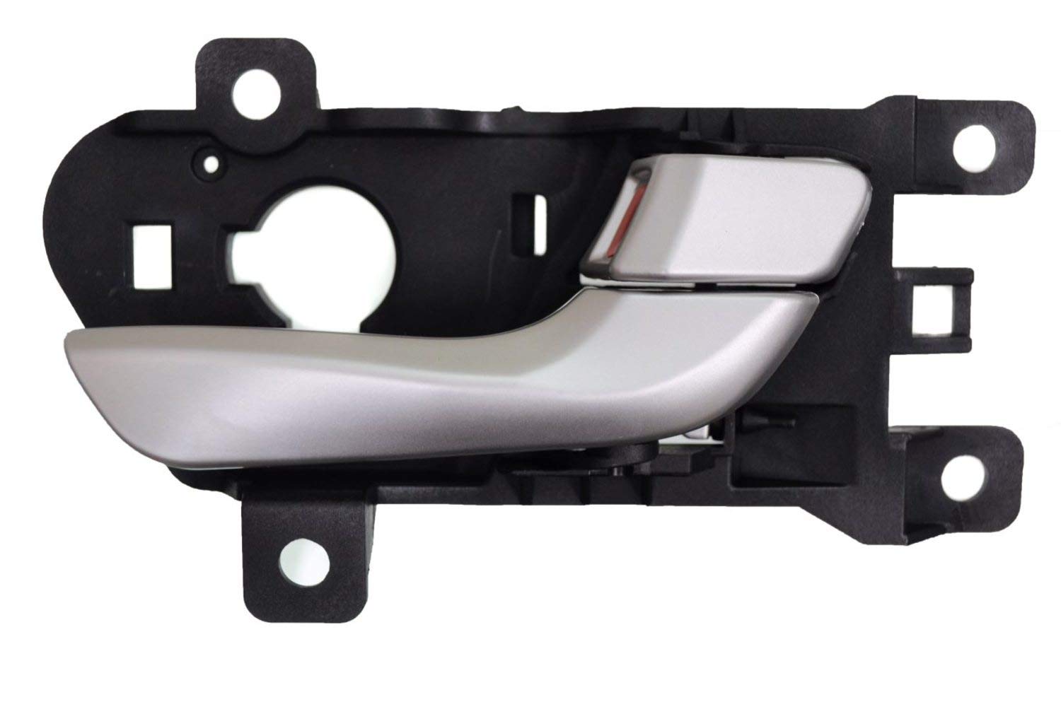 PT Auto Warehouse HY2602RFR  Interior Inner Inside Door Handle, Silver Lever/knob  Front Right Passenger Side