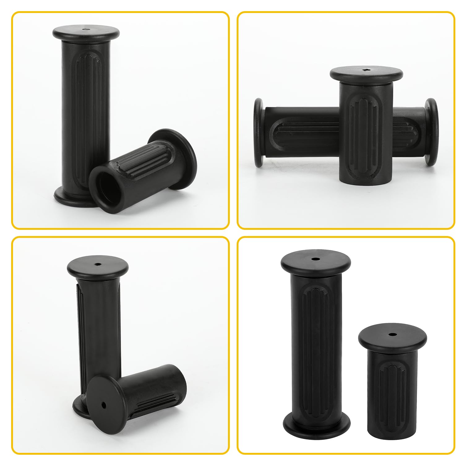 Hiaors Handlebar Grips Replacement For Razor Mx650 Mx500 Mx350 Dirt Bike E100 E200 E300 Electric Scooter Pocket Mod Dirt Rocket Quad 500 4 Wheeler Rsf650 Off Road Motocross Mini Pocket Bike Parts
