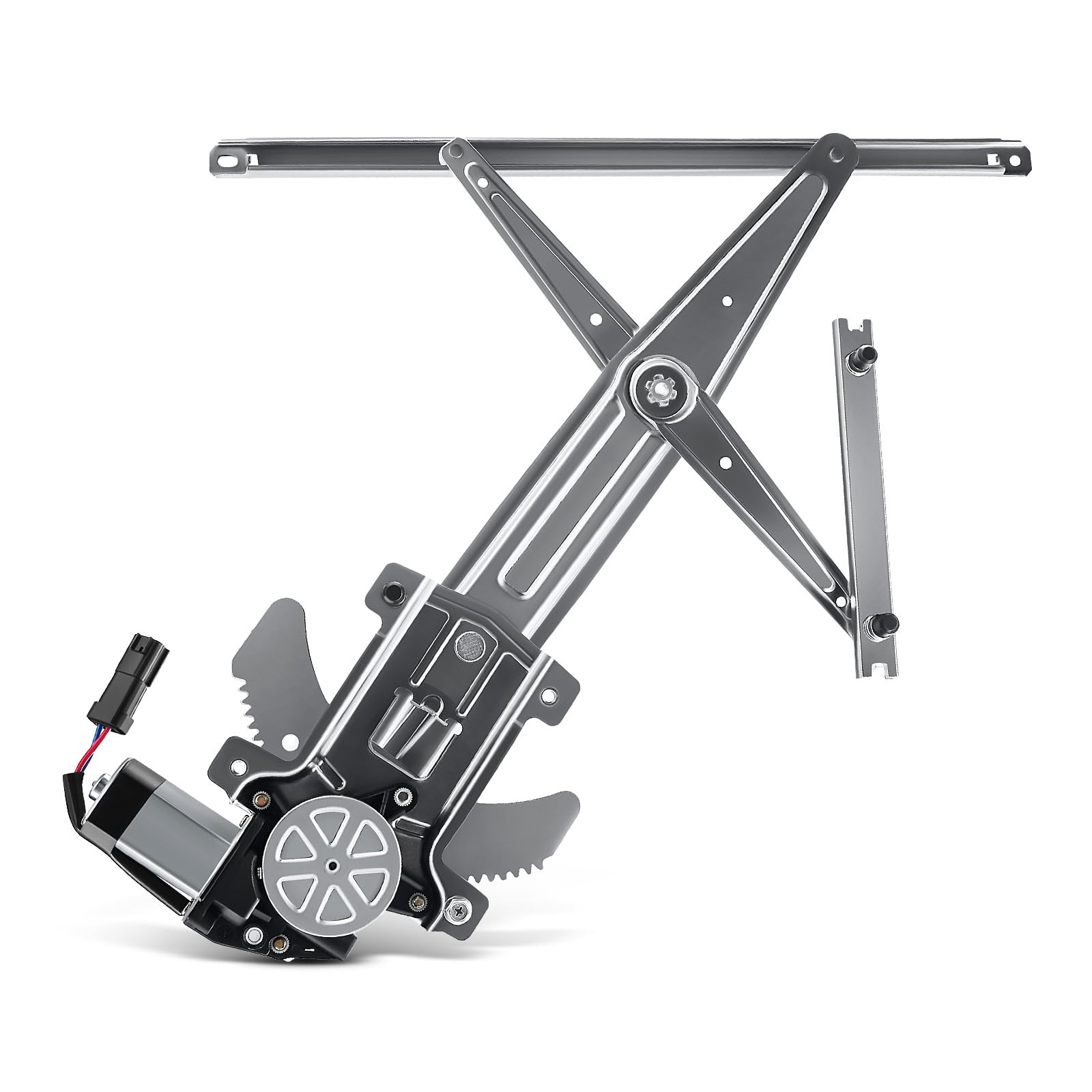 YHTAUTO Front Driver Side Power Window Regulator With 2-Pin Motor Assembly for Chevy Colorado 2004-2011 & GMC Canyon 2004-2011 &
