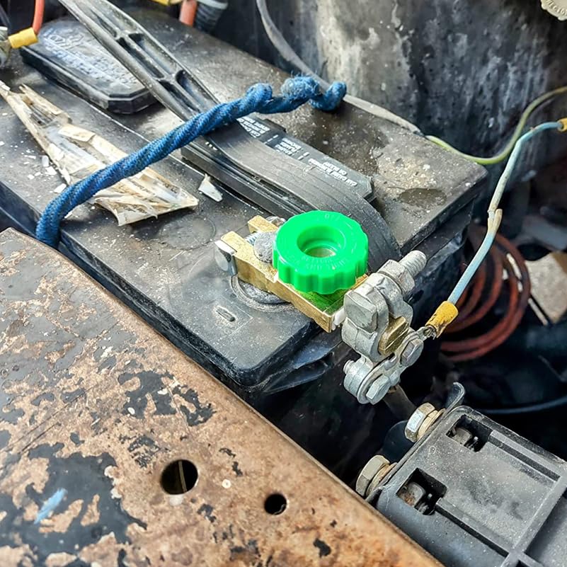 Top Post Battery Disconnect Switch, Ampper Battery Master Switch Isolator For Power Disconnect Cut Off (2 Pack)