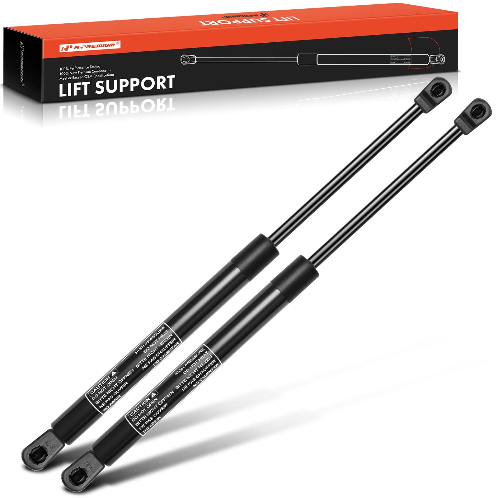A-Premium Rear Trunk/Hatch/Tailgate Lift Supports Shock Struts Compatible With Select Nissan Models - Murano Z50 Series 2003 200