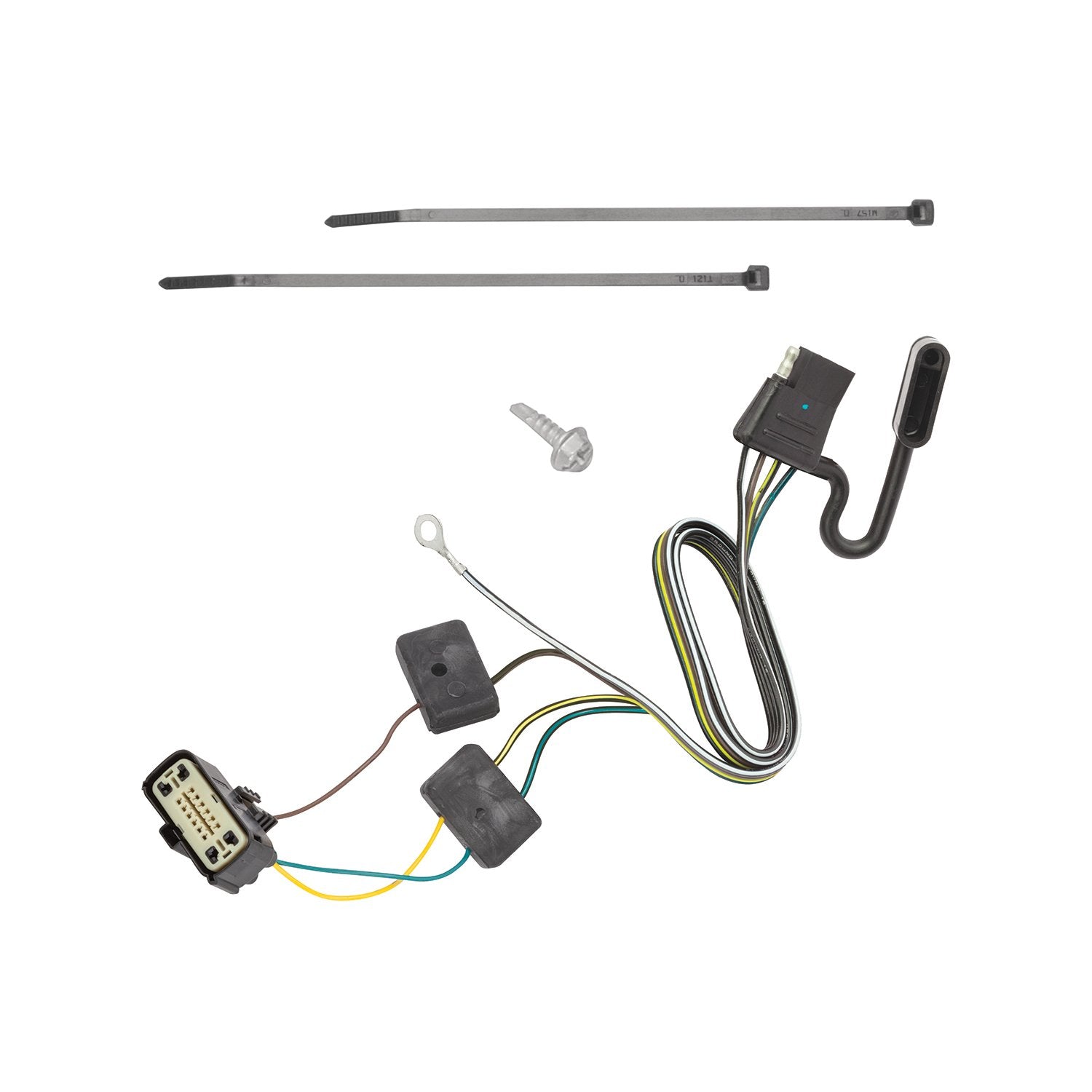 Tekonsha T-One T-Connector Harness, 4-Way Flat, Compatible with Select Buick Enclave : Chevrolet Traverse