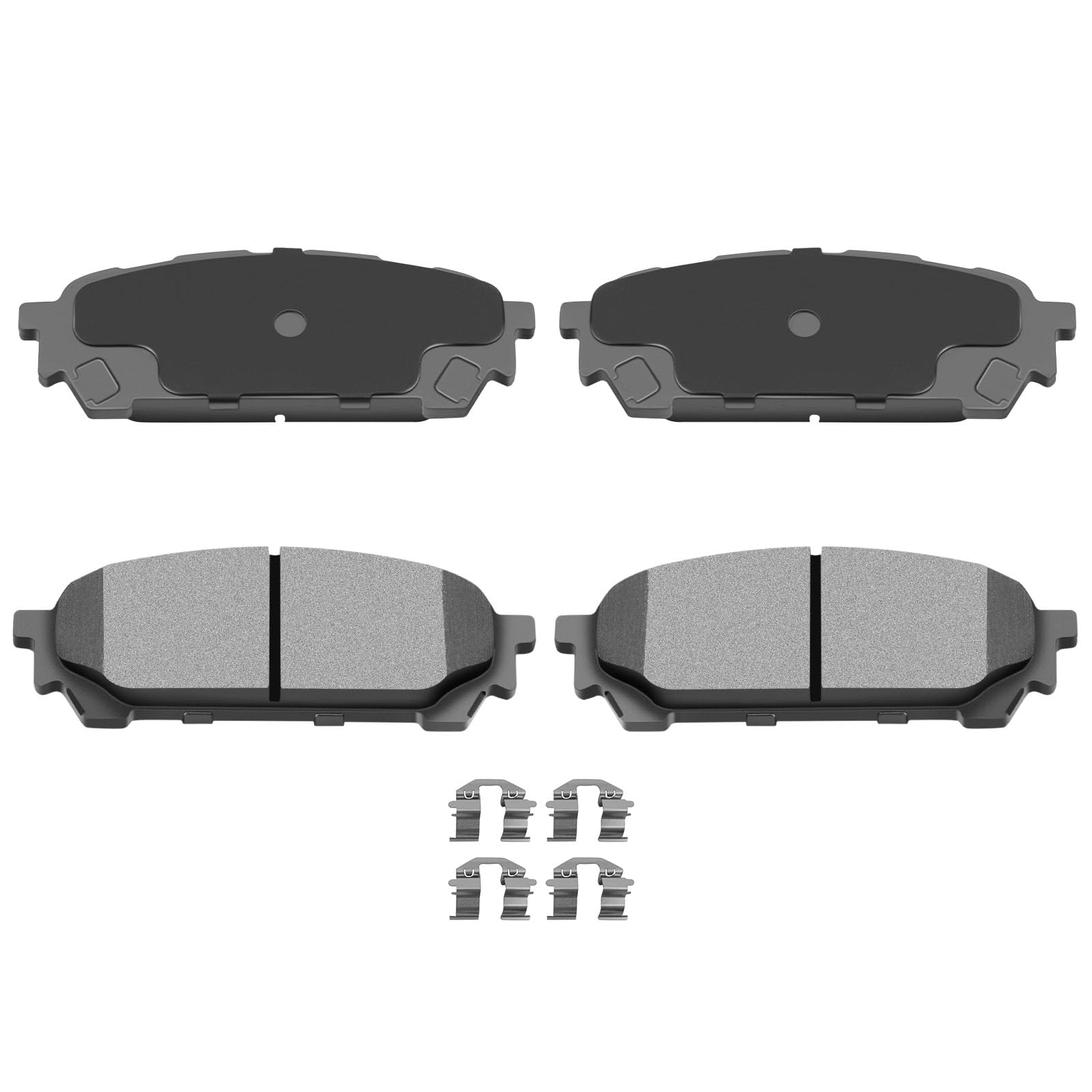 Automuto 4Pcs Rear Ceramic Disc Brake Pads Set D1004 For Saab 9-2X 2005-2006,For Subaru Impreza 2003-2007