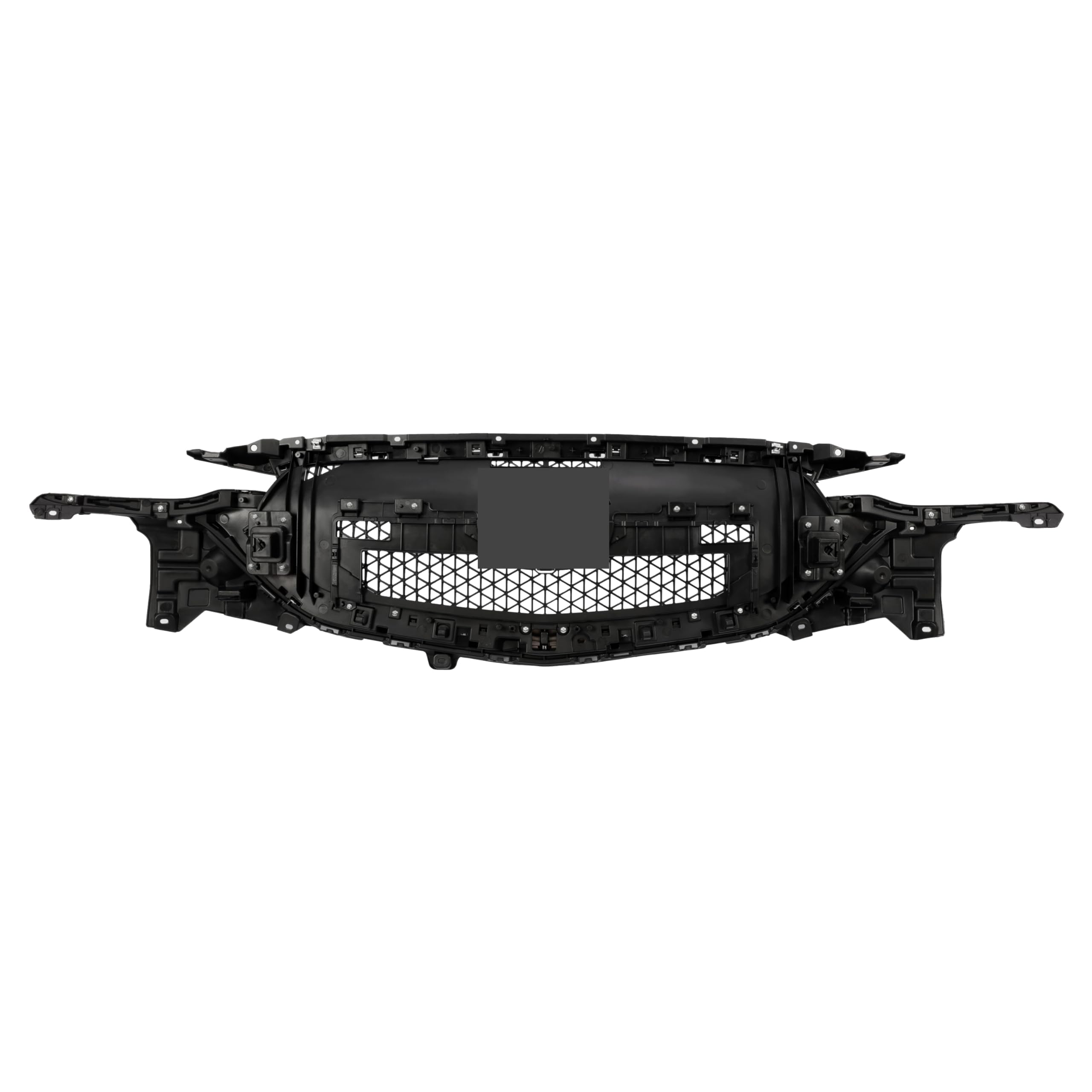 KUAFU Front Bumper Grille Grill Compatible with 2017-2021 Mazda CX-5 CX5 Replacement for KB8D-50-710J KB8D50710J With Chrome Mol