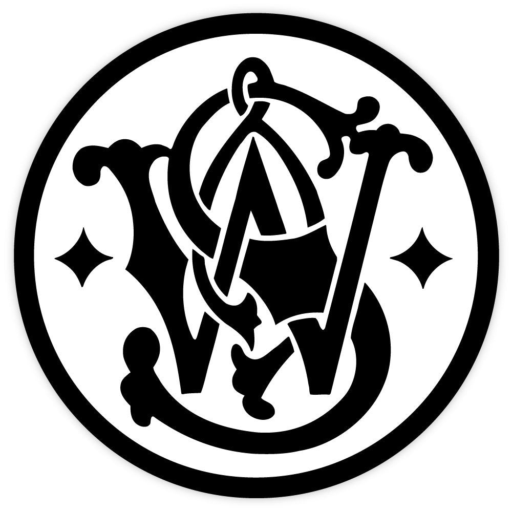 Sw Smith And Wesson Sticker Decal 4'' X 4''