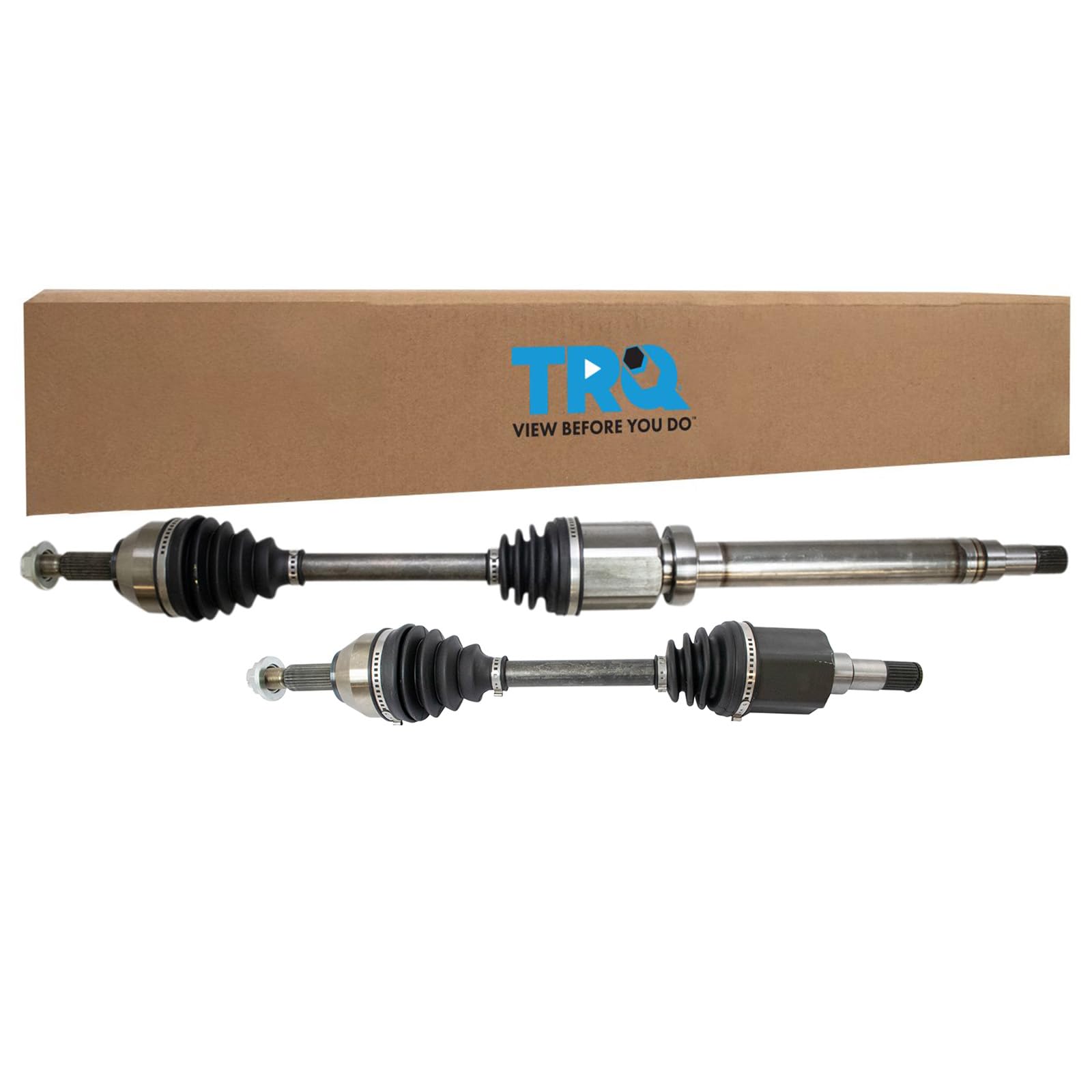 Trq Front Cv Axle Shaft Assembly Set Compatible With 2010-2013 Ford Transit Connect