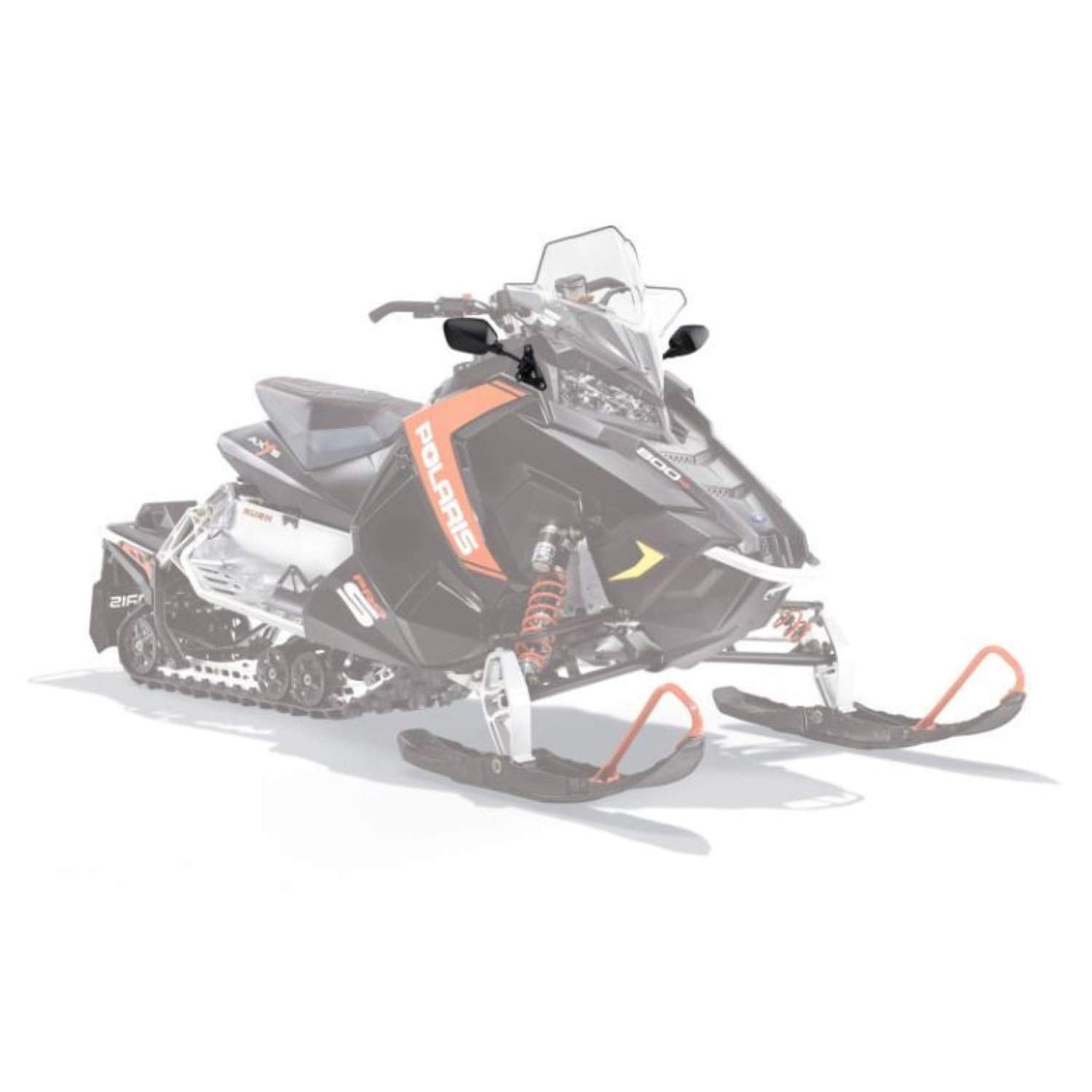 Polaris Snowmobile Axys Snowmobile Mirrors - Black