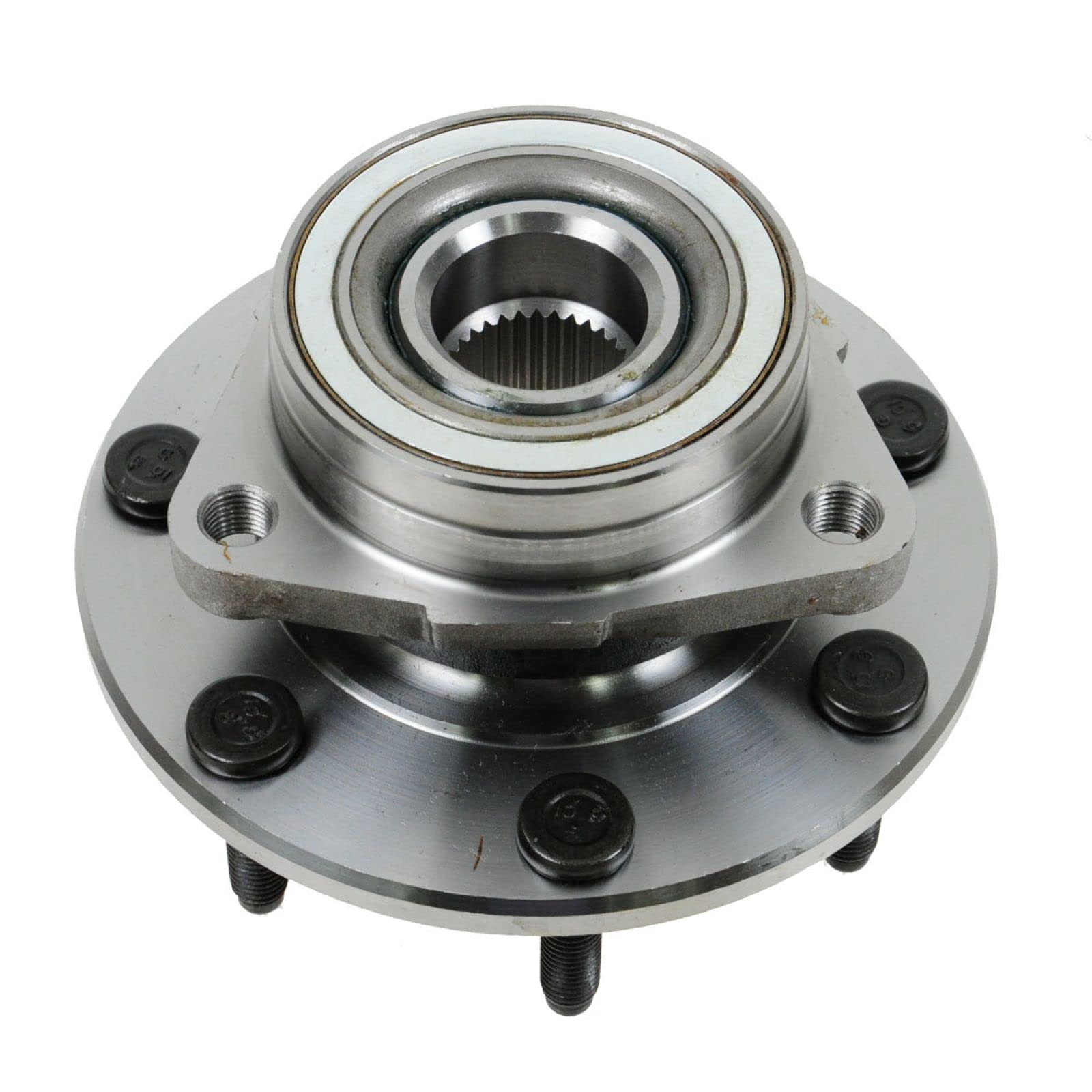 Trq Front Wheel Bearing & Hub Assembly 4Wd With Abs Sensor Compatible With 1997-2003 Ford F-150 2004 F-150 Heritage 1997-1999 F-