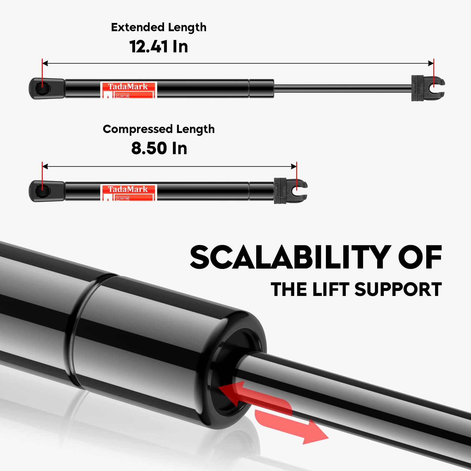 2 Pcs Front Hood Lift Supports Struts Shocks Gas Springs For 2005-2012 Dodge Challenger Magnum 6303