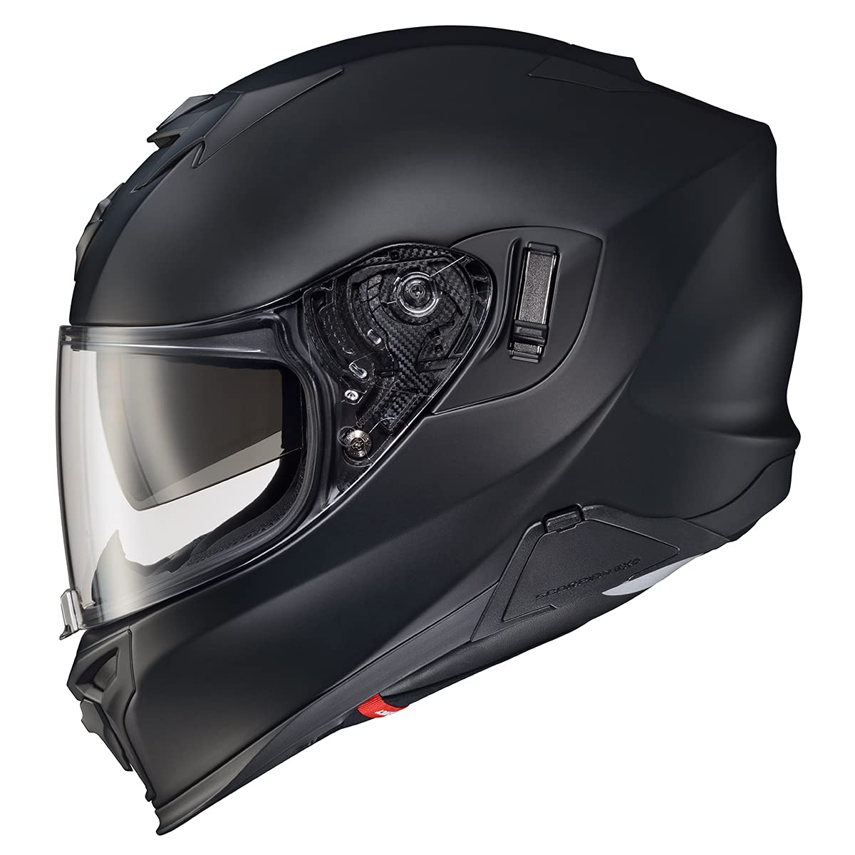 Scorpionexo T520 Full Face Dual Sport Motorcycle Helmet With Bluetooth Ready Speaker Pockets Dot Ece Solid (Gloss Black - 2X-Lar