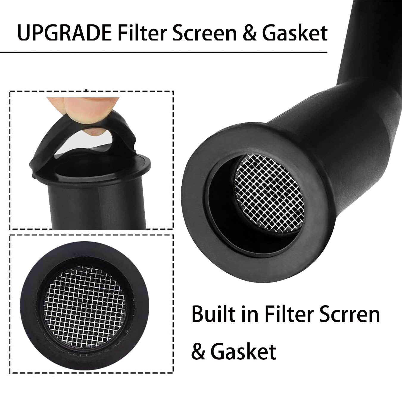 Gas Can Spout Replacement Universal Kit Leakproof Angle Nozzles Gasket Filter Screen Vent Cap Drill Bit For Old Style Gas Can Co