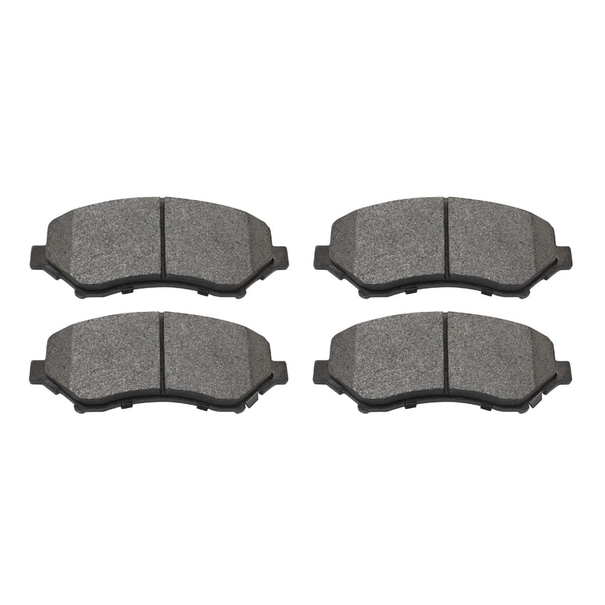 Autoshack Front Ceramic Brake Pad Set Driver And Passenger Side Replacement For Jeep Liberty Wrangler Jk Chrysler Town & Country Vw Routan Ram C/V Dodge Journey Nitro 2008-2016 Grand Caravan Scd1273