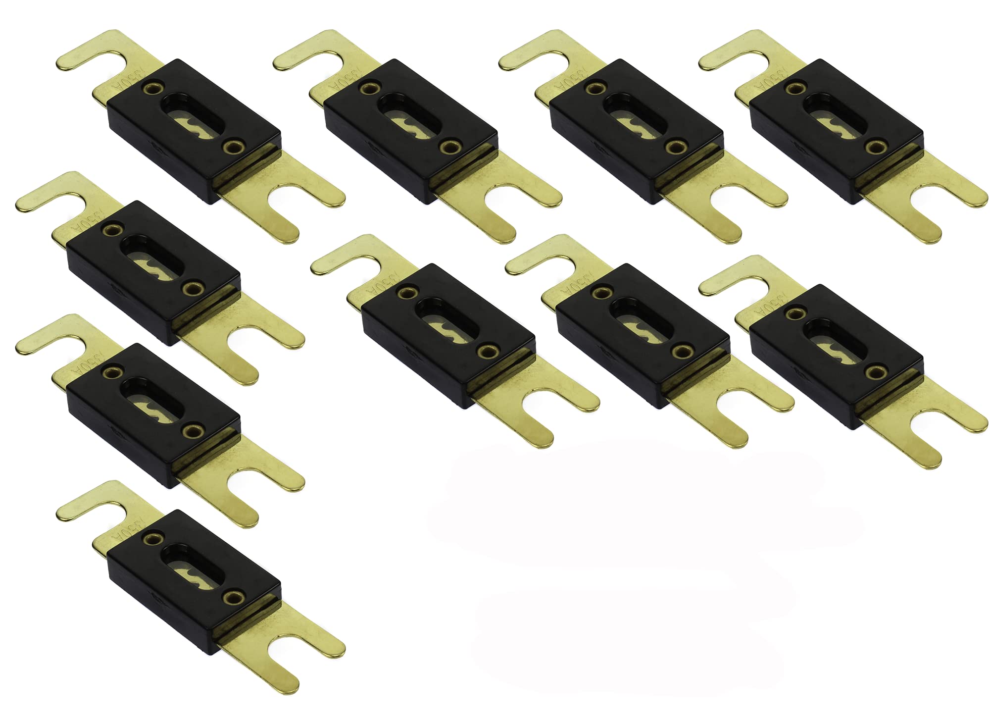 Voodoo 350 Amp Anl Inline Fuse Car Audio For Fuse Holder (10 Pack)