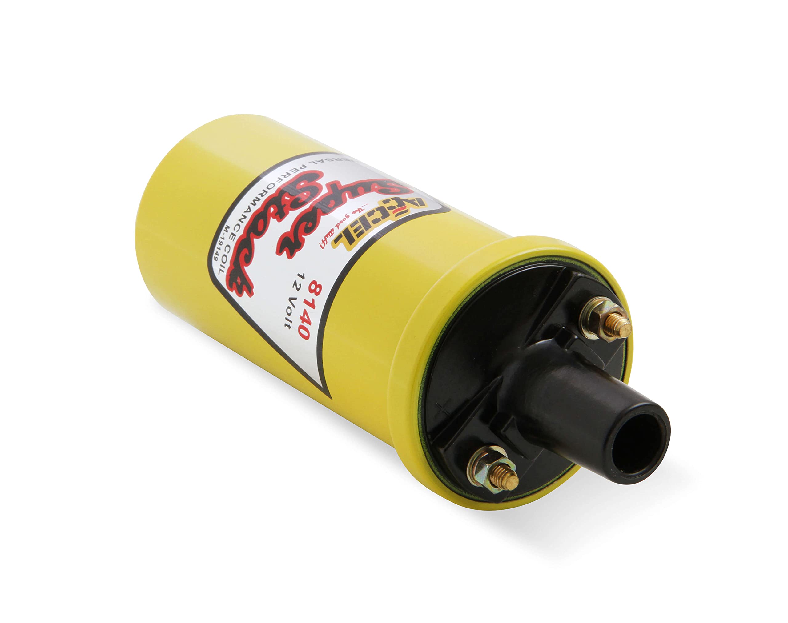 Accel 8140 Ignition Coil - Yellow - 42000V 1.4 Ohm Primary - Points - Good Up To 6500 Rpm