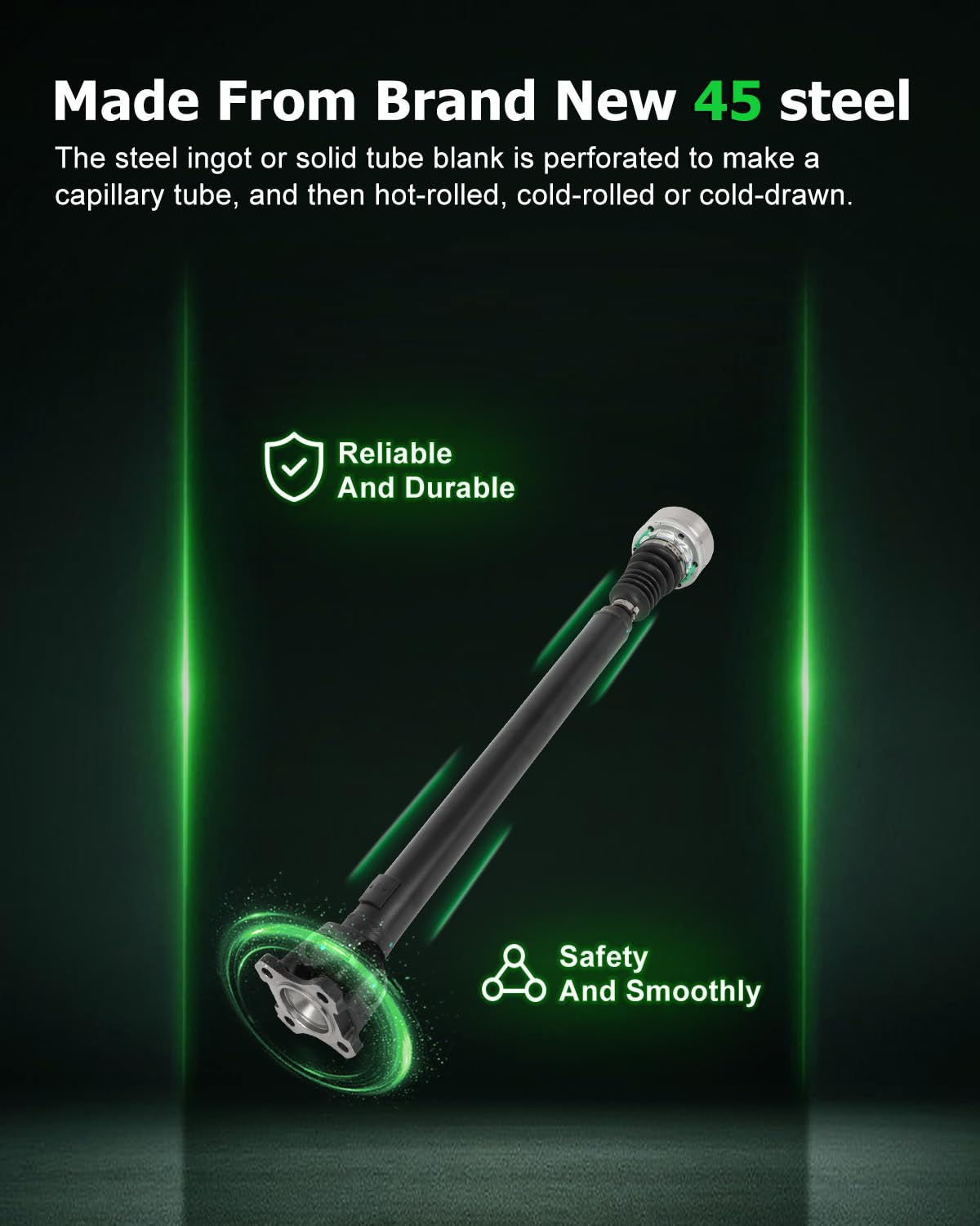 Scitoo?31.212''?Steel Front Driveshaft Assembly Drive Shaft Prop Shaft For Dodge Nitro 2007-2011,Oe# 52853363Ab 52853363Ac 52853