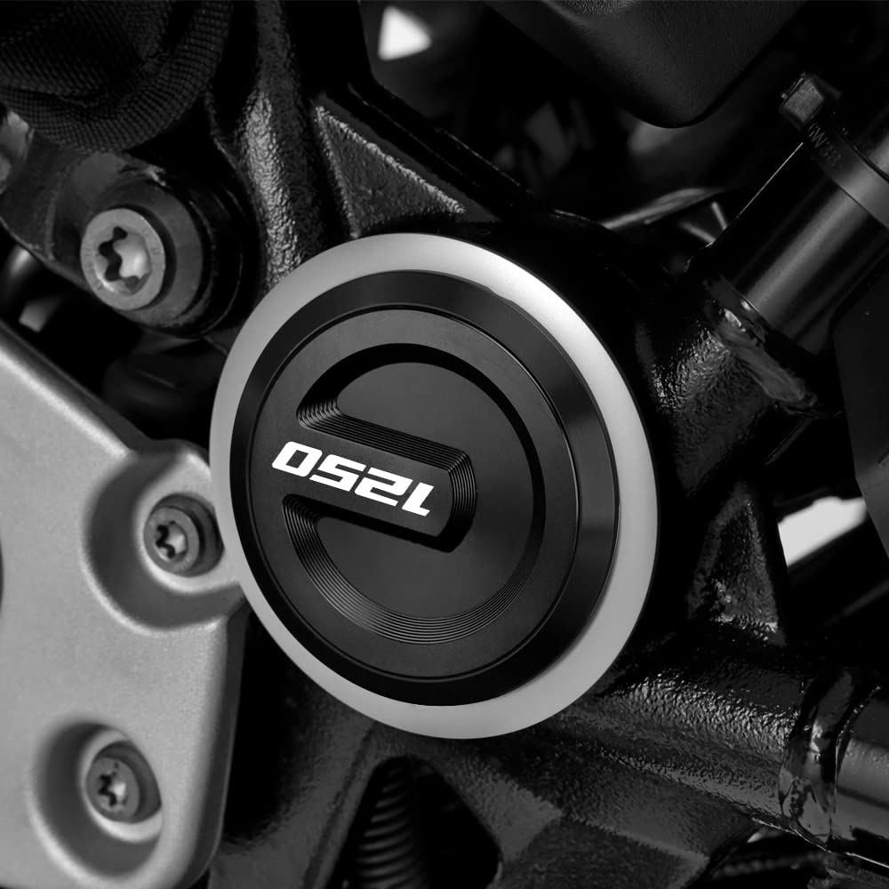 Modeer For Bmw R1250Gs Adventure R1250Hp R1250Rt 2018-2022 Motorcycle Decor Accessories Cnc Aluminum Swingarm Frame Hole Caps Cover Plug Set R 1250 Gs Adv Gsa R1250Gsa (Black*2)