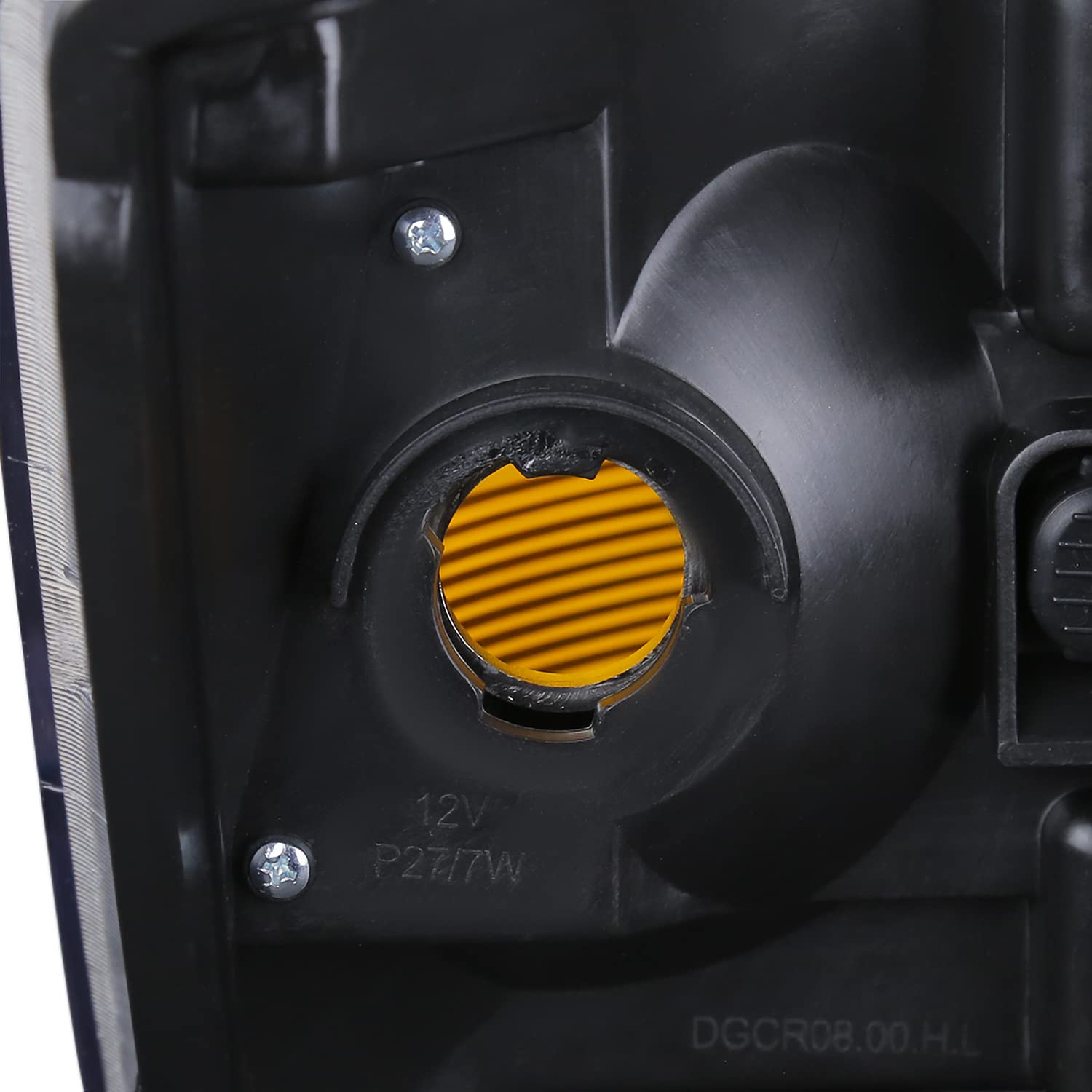 Spec-D Tuning Chrome Housing Clear Lens Driver Left Side Headlight Compatible with 2008-2010 Dodge Grand Caravan Head Light Lamp Assembly