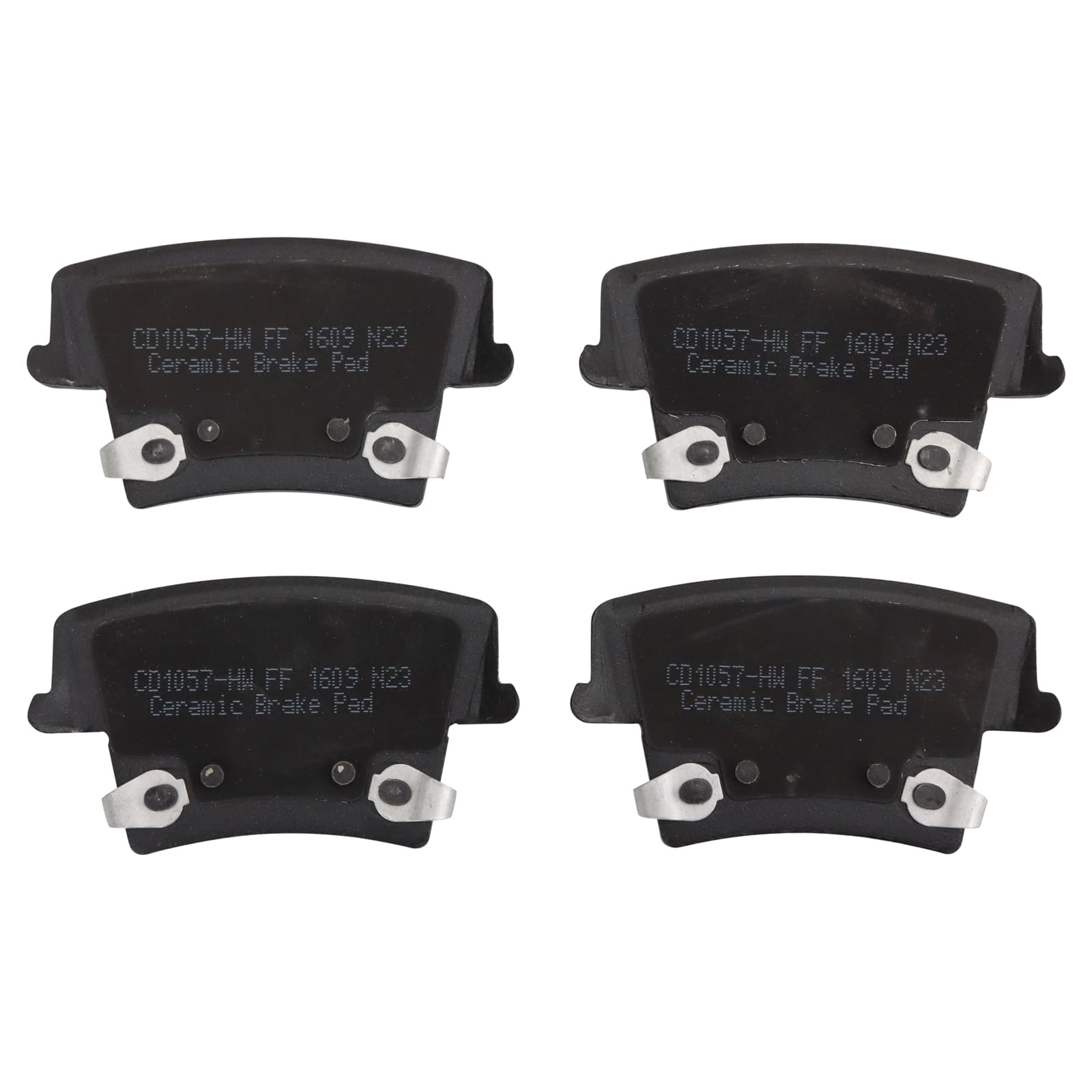 TRQ Rear Brake Pads Ceramic Compatible with 2005-2021 Chrysler 300 2009-2021 Dodge Challenger 2006-2021 Charger 2005-2008 Magnum