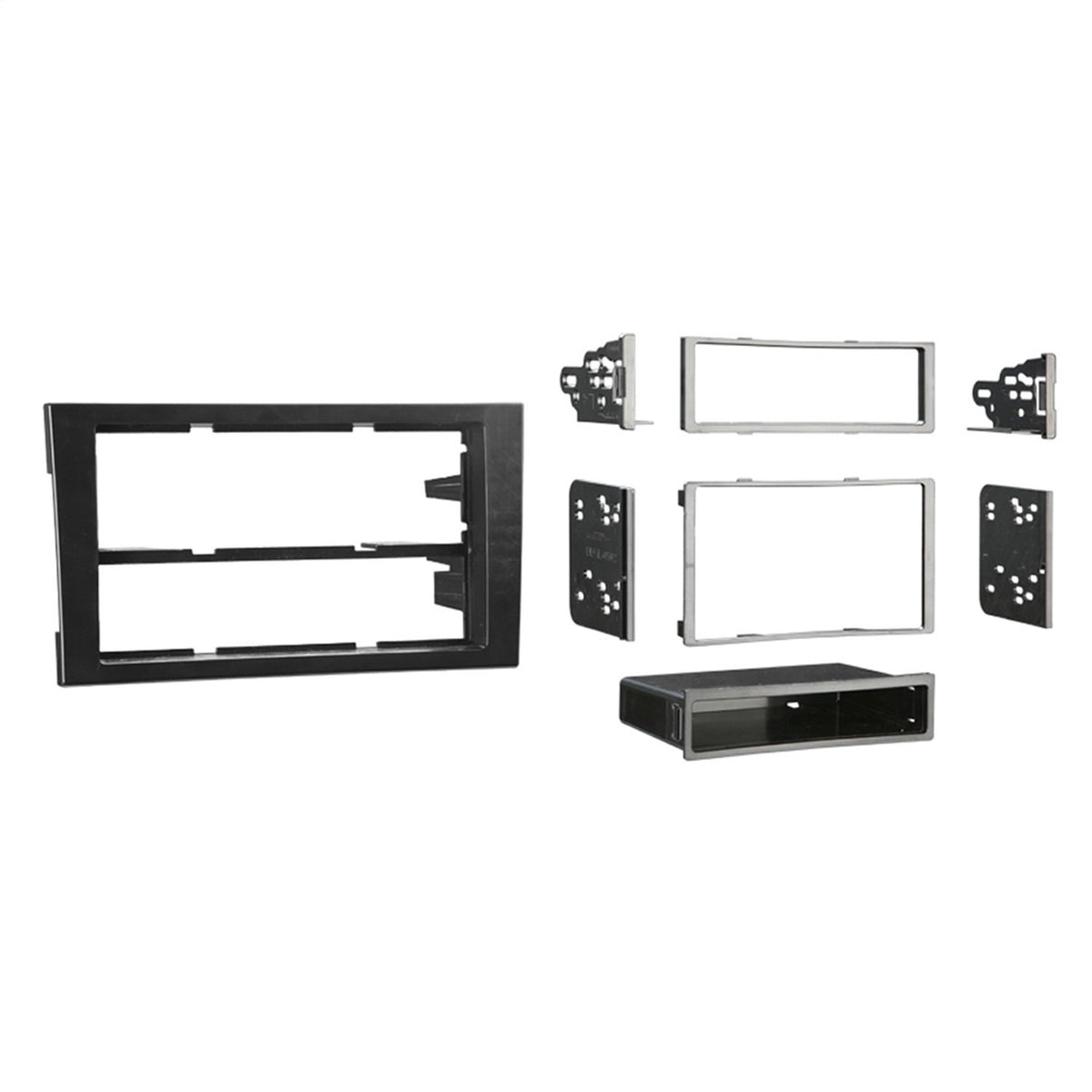 Audi A4 02 - 08 Sdin - Ddin Kit (Matte Black)