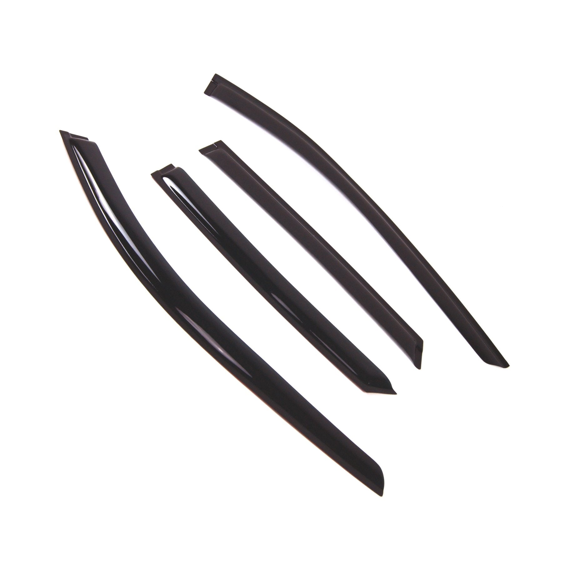 Tuningpros Outside Mount Window Vent Visors Rain Guards Compatible With Cadillac Srx 2010-2016 | Side Window Wind Deflectors Rai