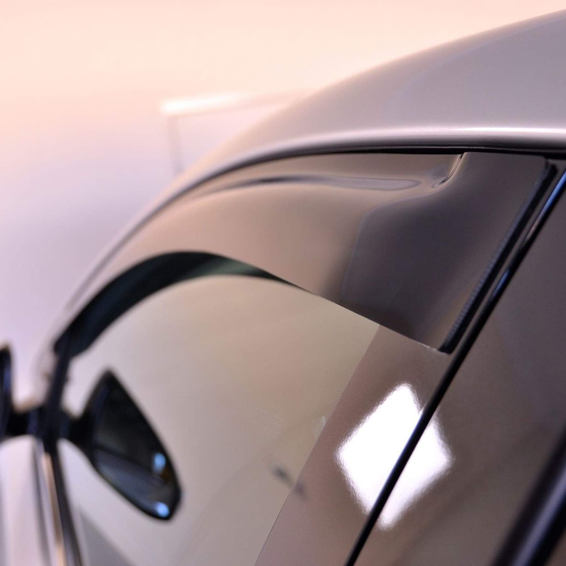 Kucaruce 94162 Side Window Wind Deflector,4pcs Outside Mount Tape-On Nice Sun Rain Guards Set,Window Visor fit for 2009-2016 Toy