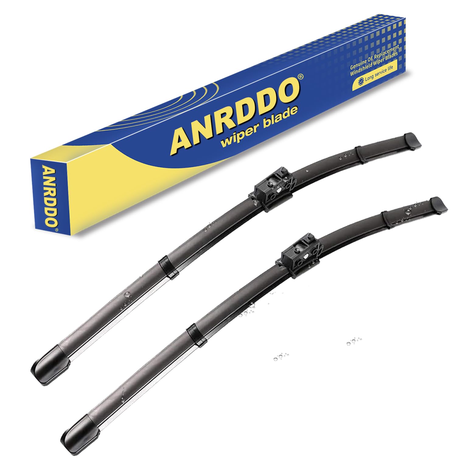 ANRDDO Wipers Factory Replacement For MBZ C class and GLC class 2015-2020 W205 C205 A205 Original Equipment Replacement Windshie