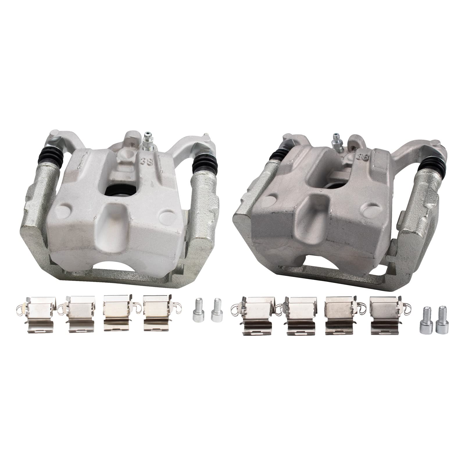 Trq Rear Brake Caliper Set Compatible With 2015-2017 Chrysler 200 2016-2020 Jeep Cherokee
