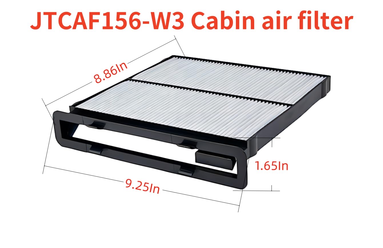 Jtcaf156-W3 Cabin Air Filter For Forester (2023-2019),Wrx (2023-2022),Replacement For Cf12775,72880Fl000,Pa10432 042-2257 Caf100