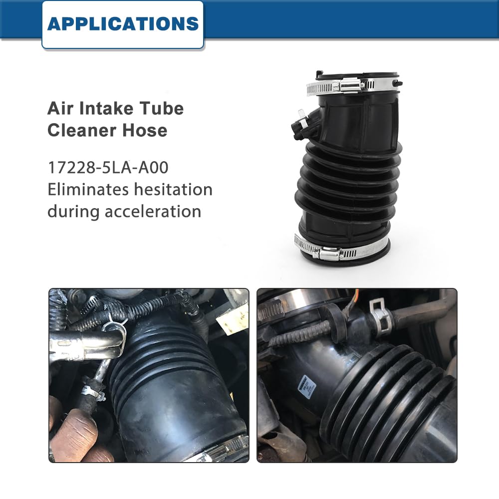 Air Intake Hose Compatible With Honda Crv 2.4L 2015-2016 - Intake Filter Tube Replaces # 17228-5La-A00 - Air Intake Duct Tube Bo
