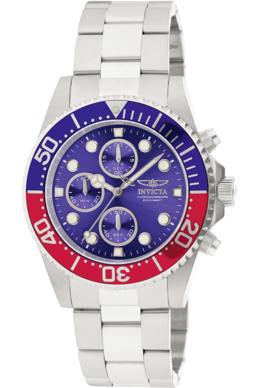 Invicta Men'S 1771 Pro Diver Collection Chronograph Watch